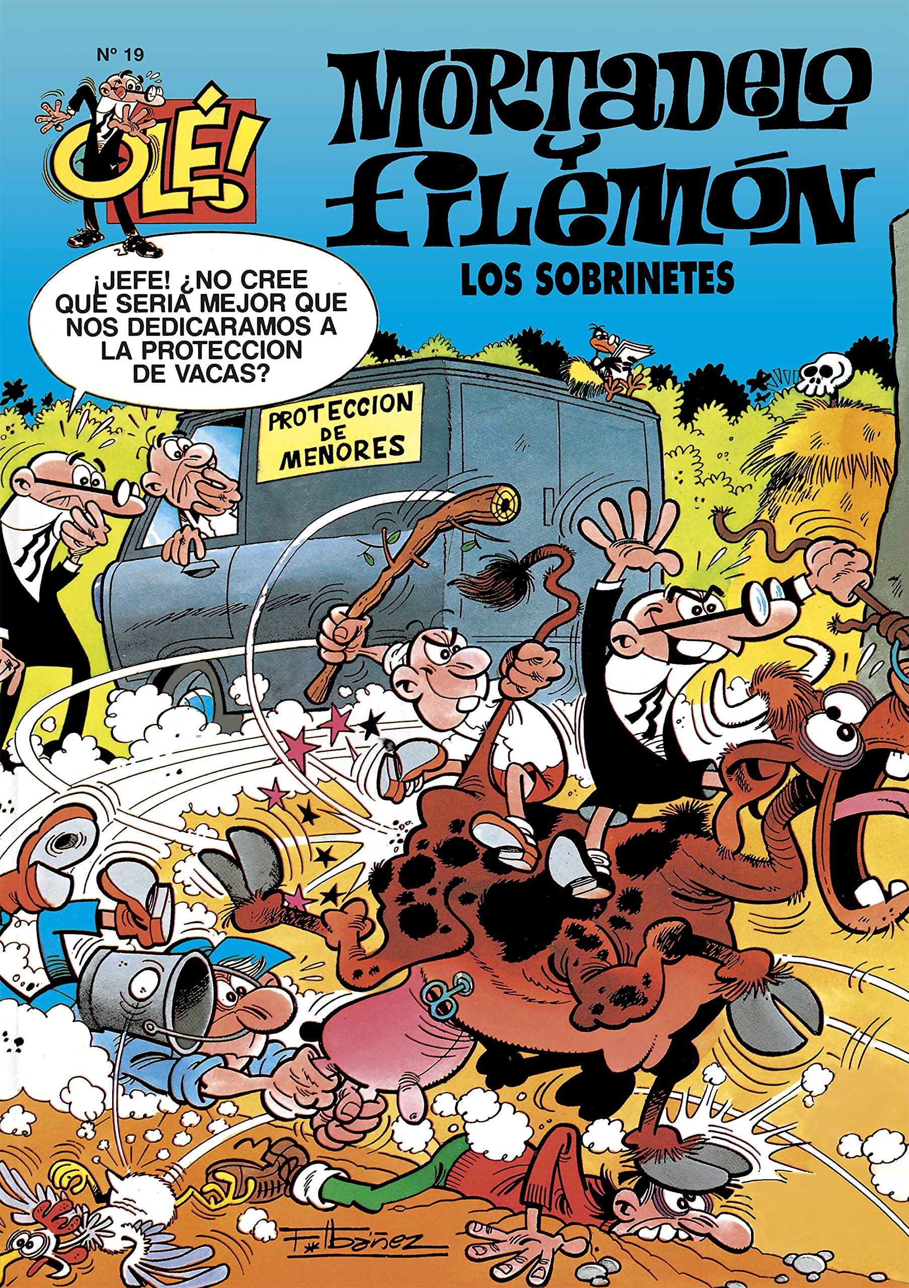 Mortadelo y Filemón. Los sobrinetes (Olé! Mortadelo 19) (Bruguera Clásica, Band 19) Manga