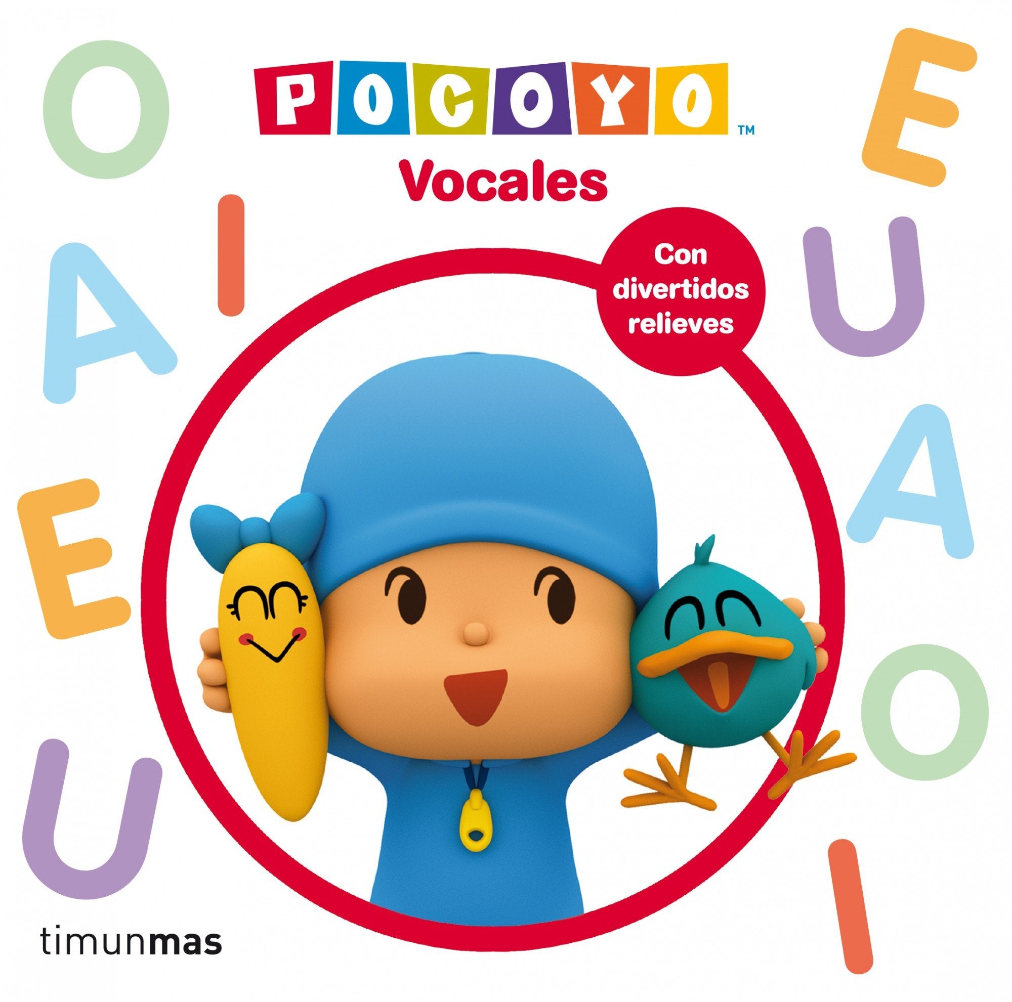 Pocoyó. Vocales: Con divertidos relieves Social Sciences