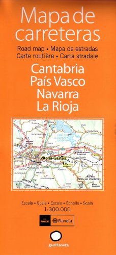 Mapa de carreteras de Cantabria y País Vasco (Atlas de carreteras) Travel