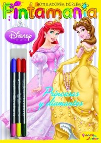 Princesas. Pintamanía Rotulador doble book