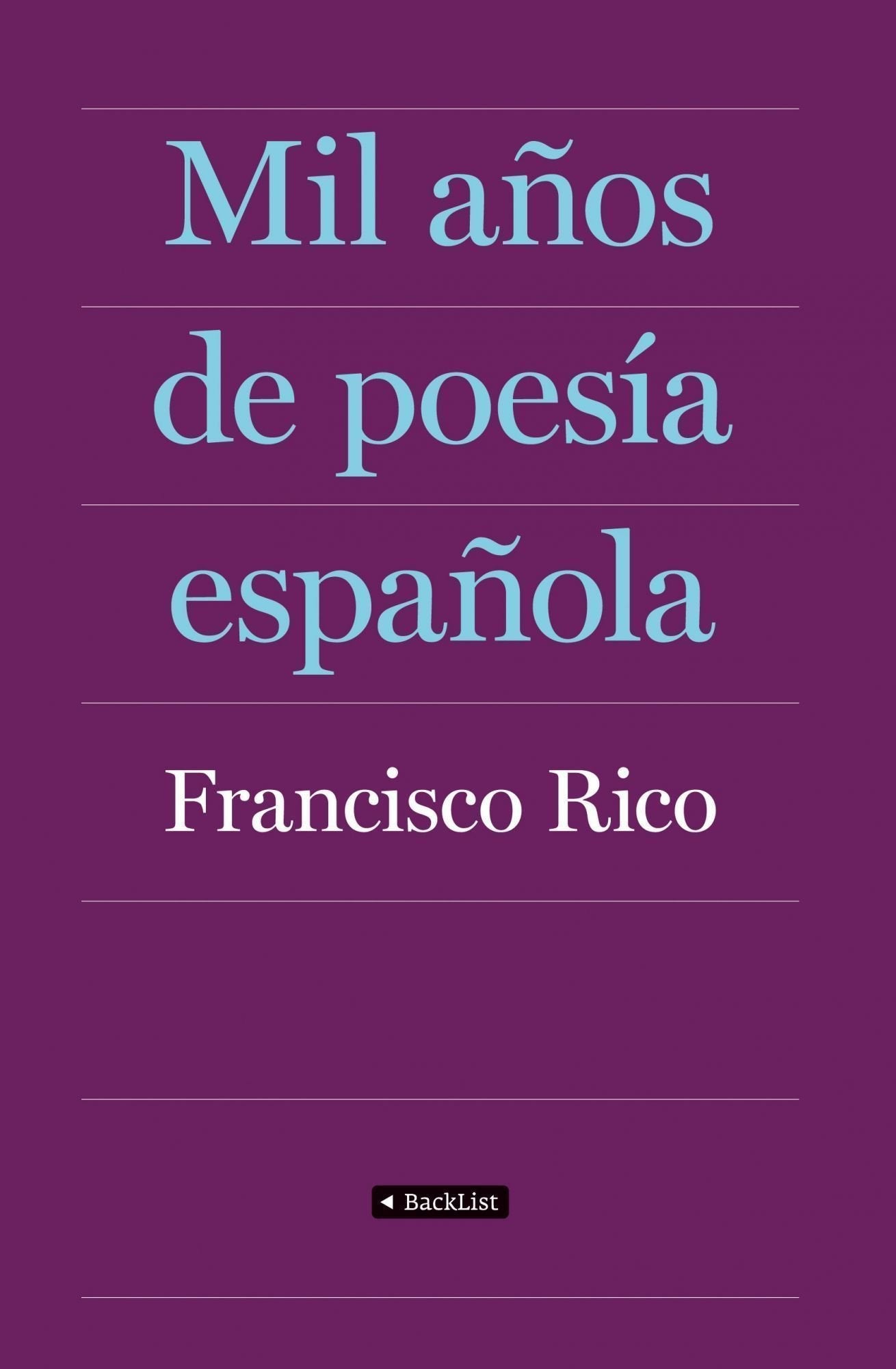 Mil años de poesía española book