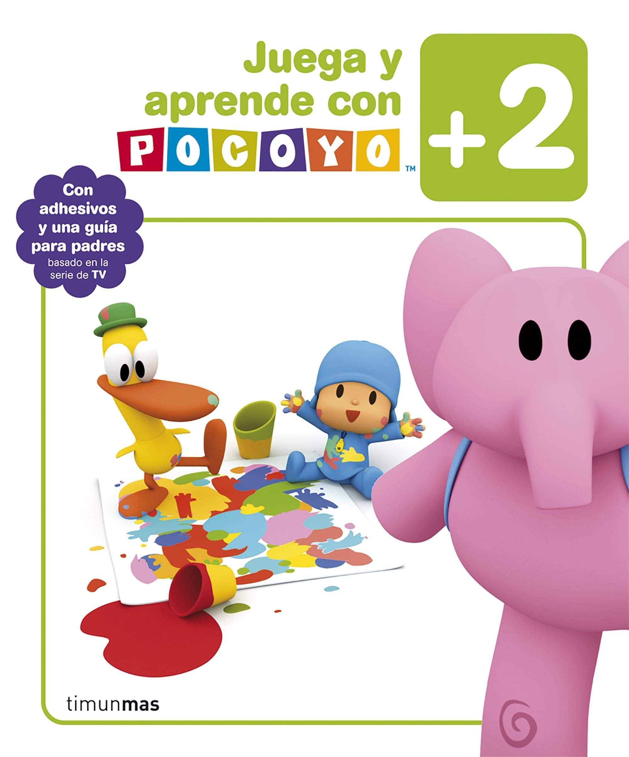 Juega y aprende con Pocoyó (+2): Con adhesivos y una guía para padres book