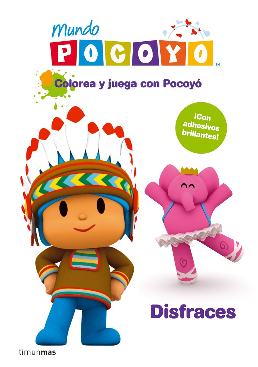 Colorea y juega con Pocoyó. Disfraces: Libro de actividades con adhesivos Children's books