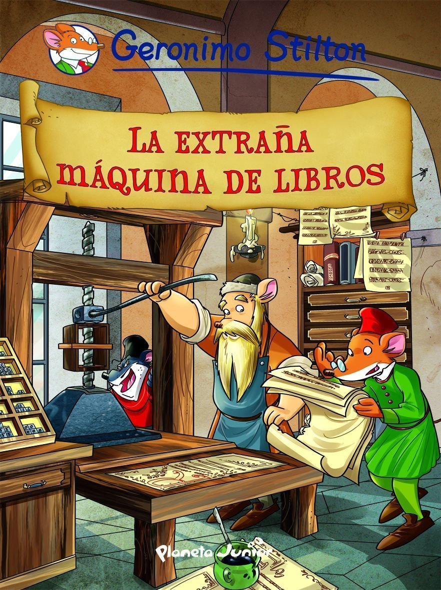 La extraña máquina de libros: Cómic Geronimo Stilton 8 Children's books
