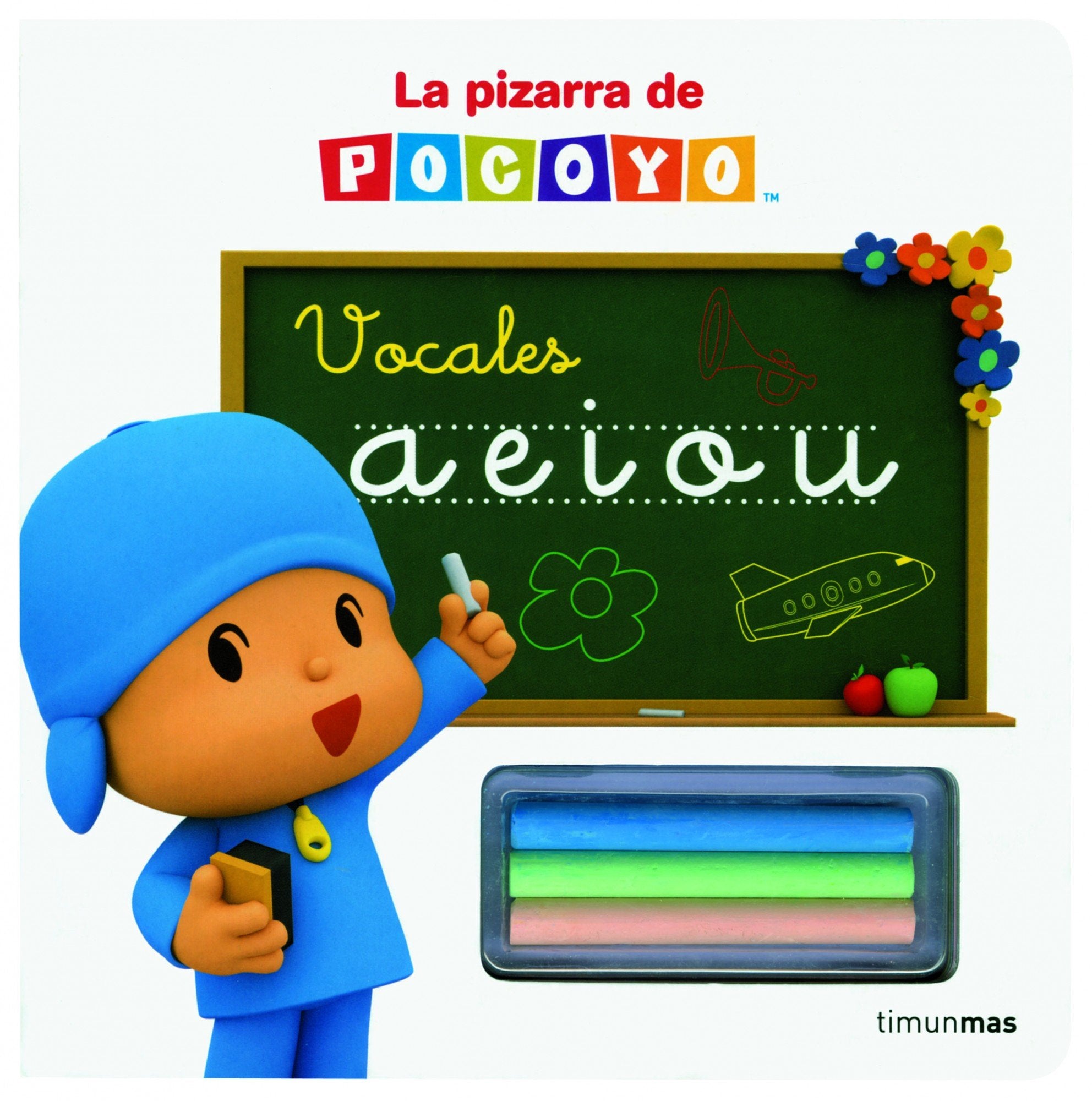 La pizarra de Pocoyó. Vocales Social Sciences