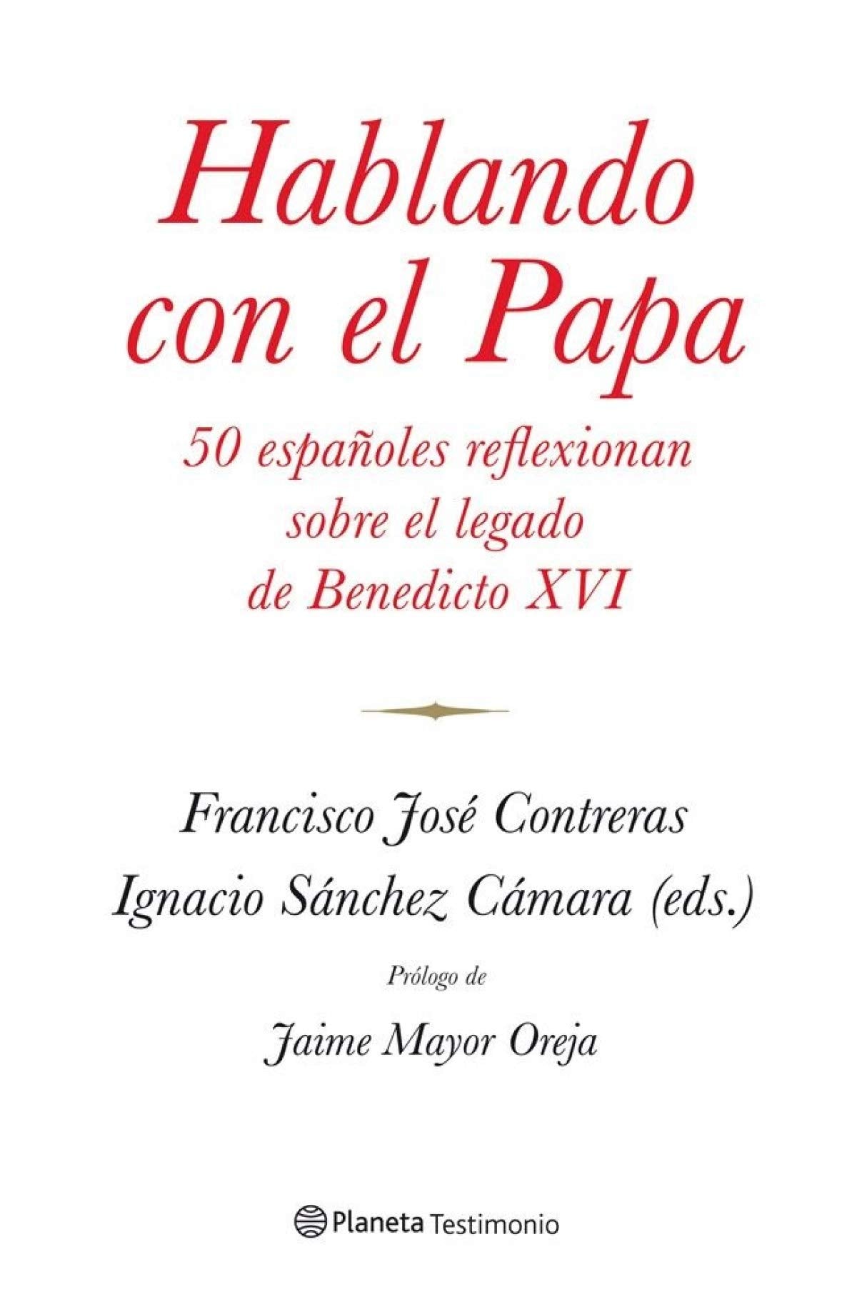 Hablando con el Papa: 50 españoles reflexionan sobre el legado de Benedicto XVI book
