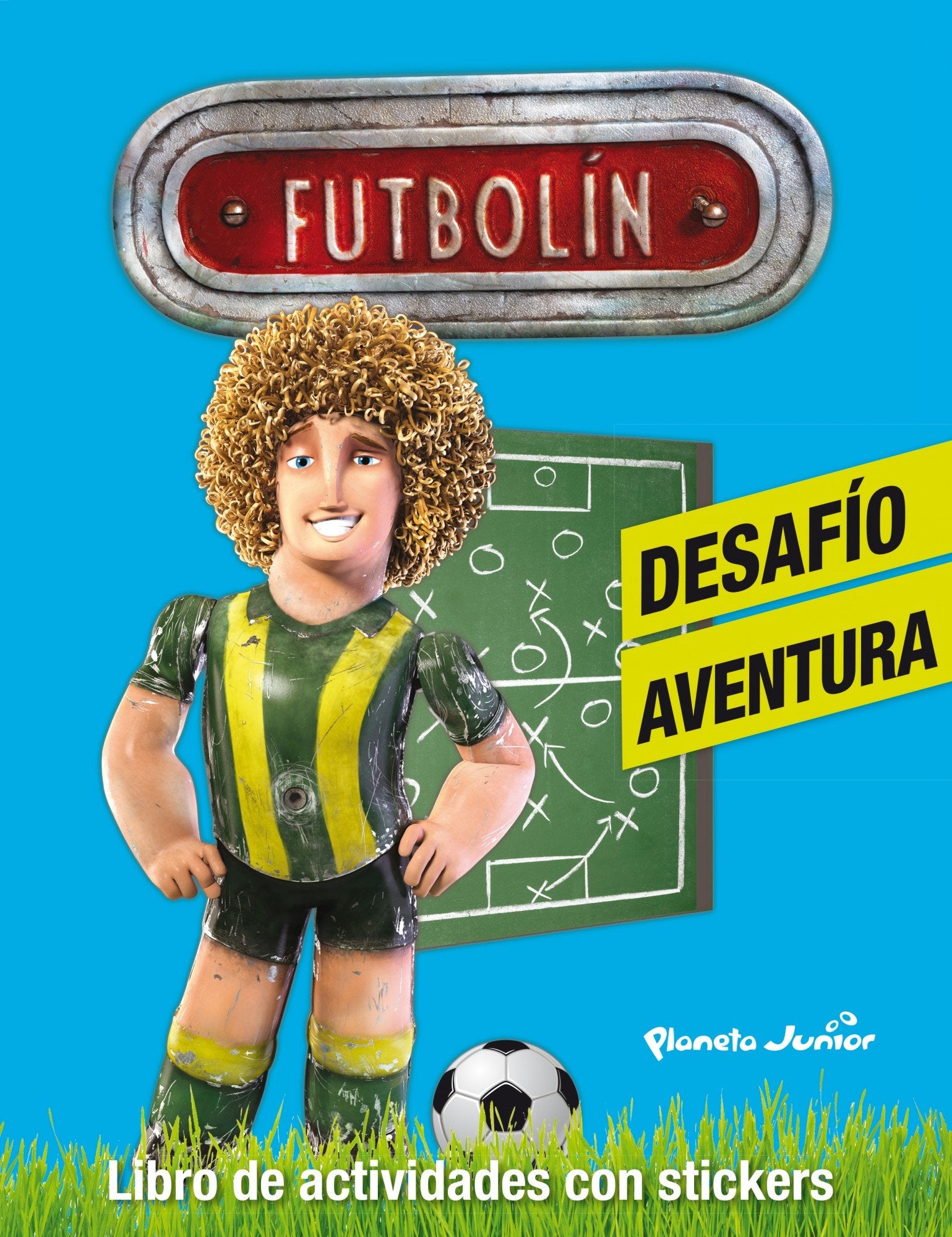 Futbolín. Desafío aventura: Libro de actividades con stickers book