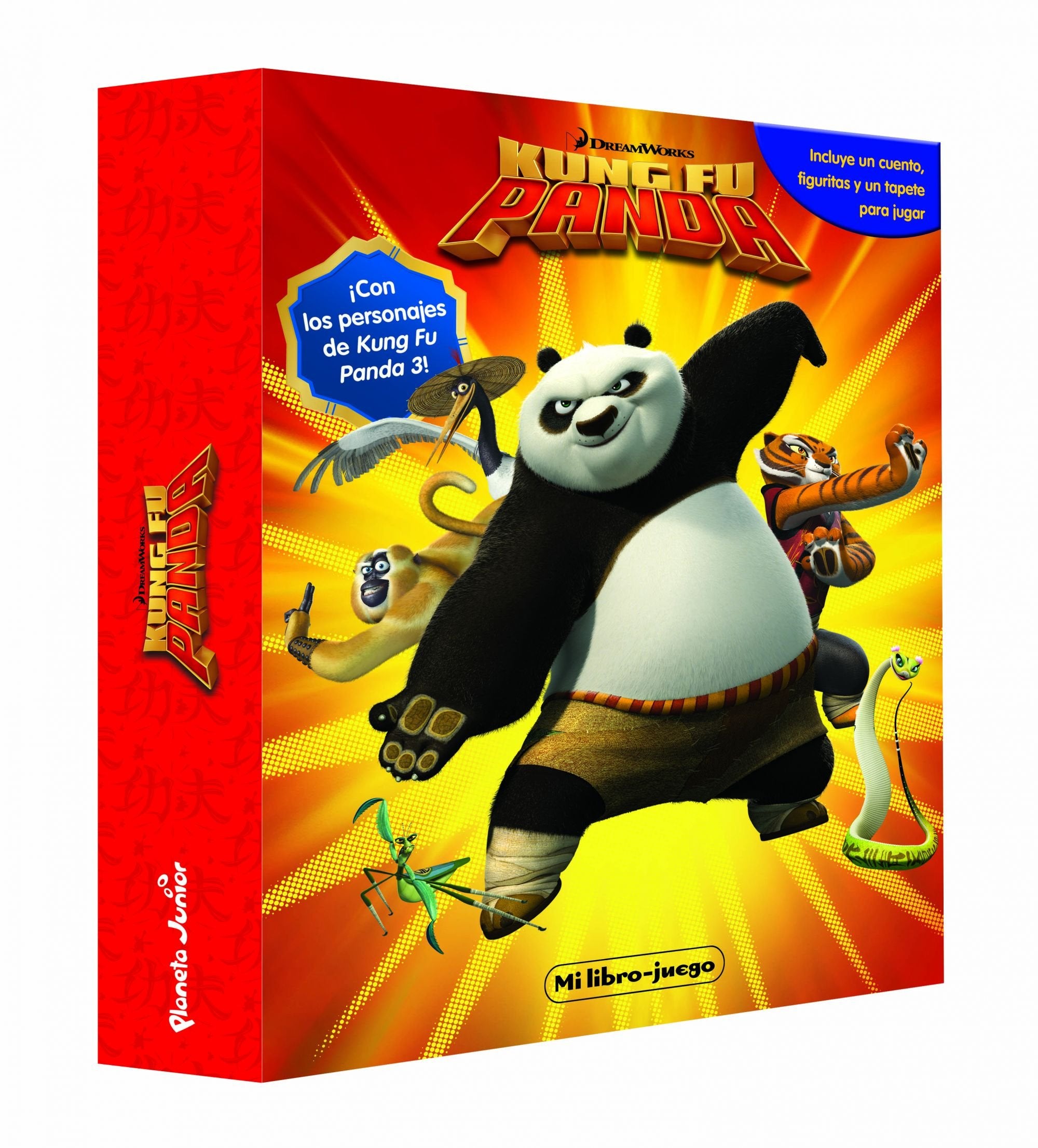 Kung Fu Panda. Mi libro-juego: Incluye un tablero, figuritas y un tapete para jugar book
