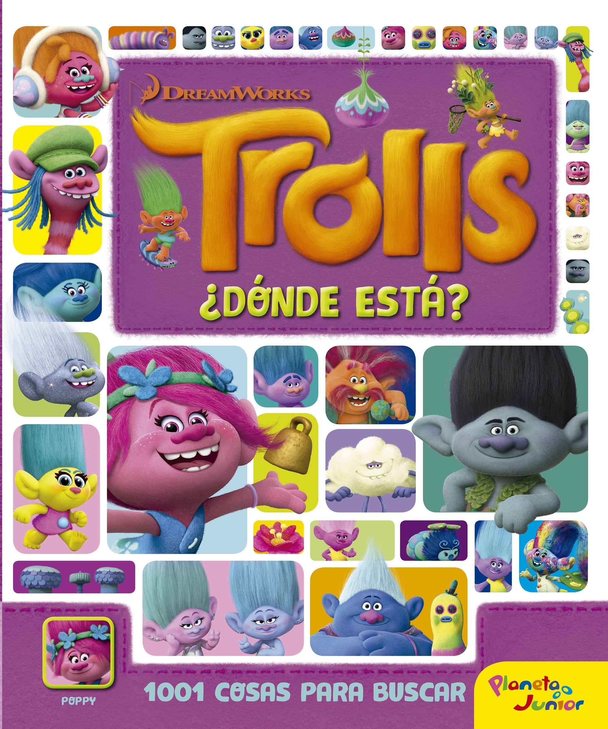 Trolls. ¿Dónde está? : 1001 cosas para buscar (Dreamworks. Trolls) Manga