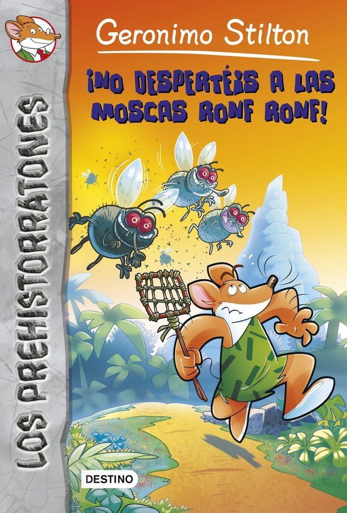 No Desperteis A las Moscas Ronf Ronf! = Shoo, Caveflies!: Prehistorratones 15 (Geronimo Stilton, Band 15) Humour & Satire
