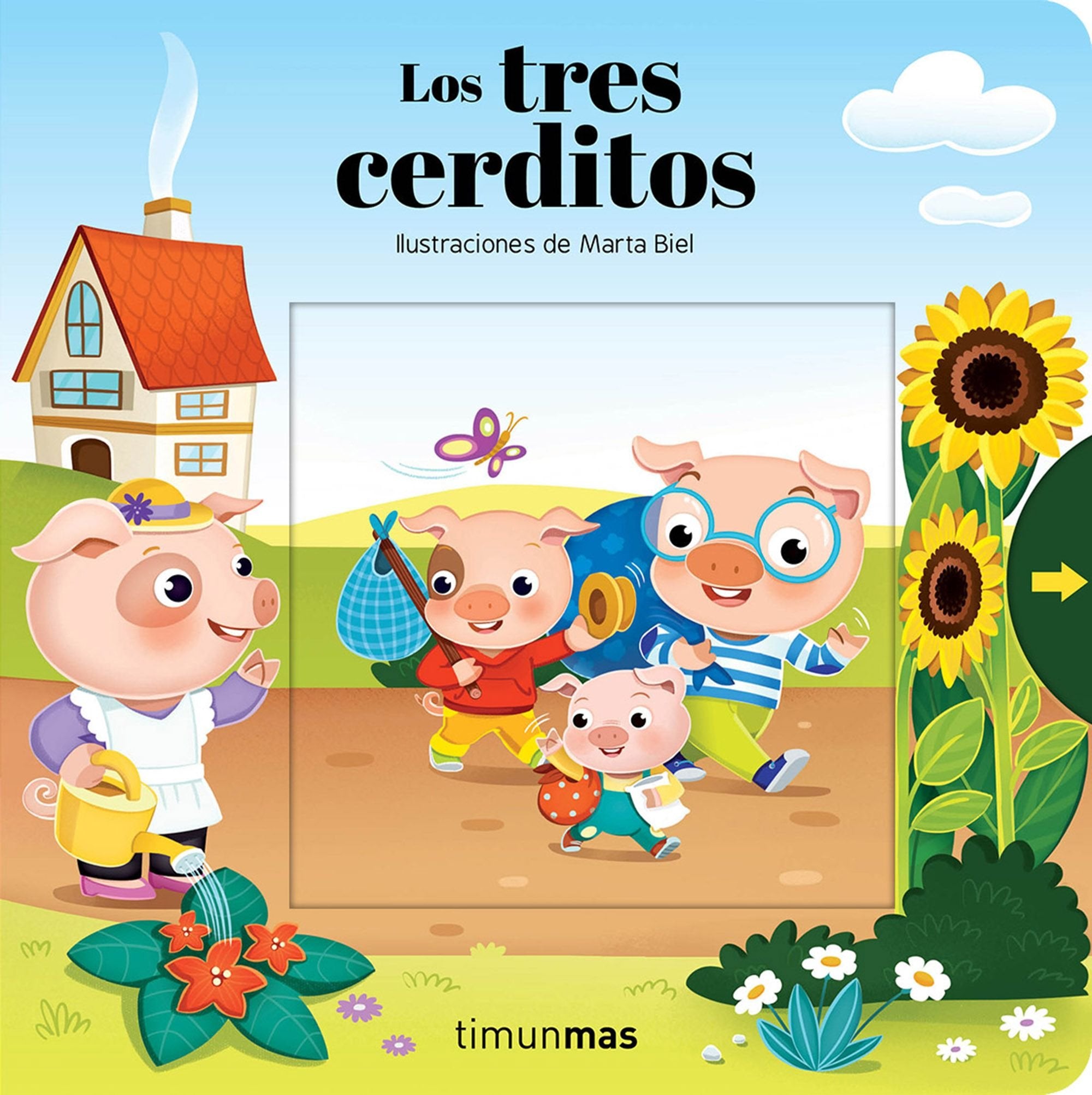 Los tres cerditos: Ilustraciones de Marta Biel (Cuentos clásicos con mecanismos) Social Sciences