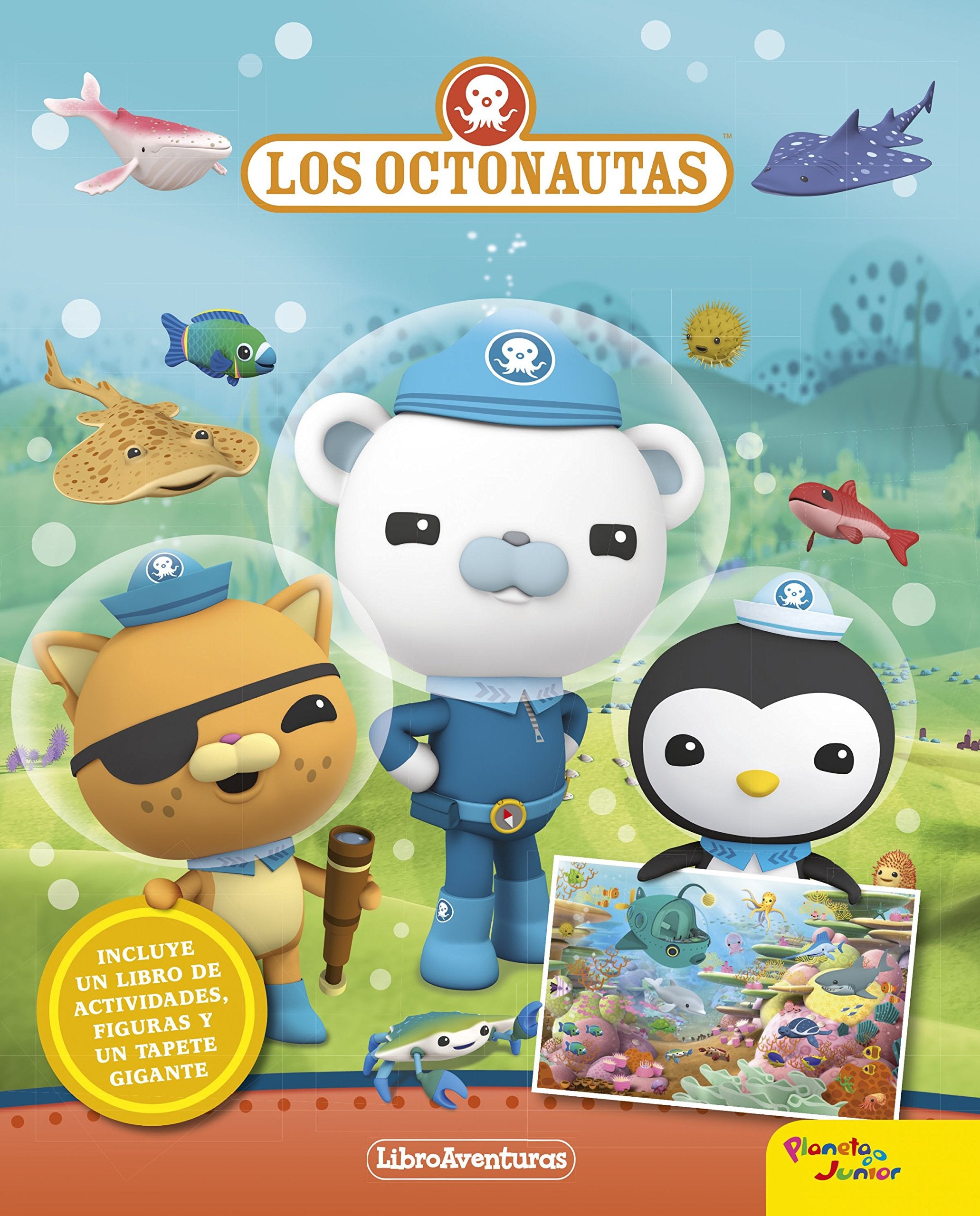 Los Octonautas. Libroaventuras: Incluye un libro de actividades, figuras y un tapete gigante book