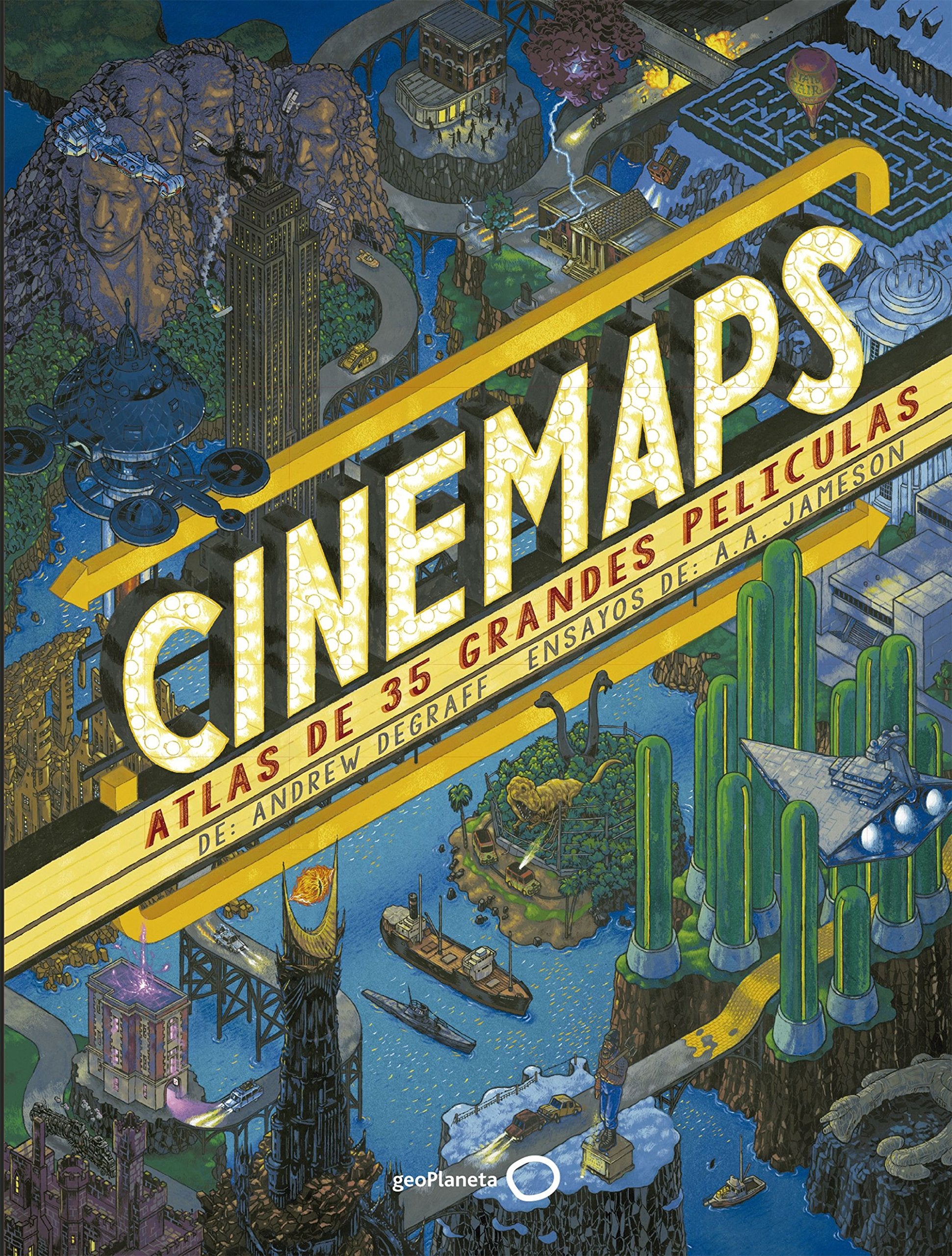 Cinemaps: Atlas de 35 grandes películas book