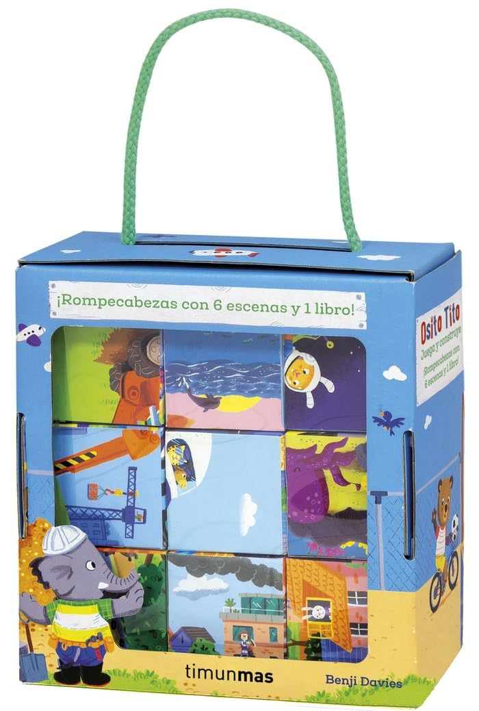 Osito Tito. Juega y construye: Rompecabezas con 6 escenas y 1 libro Tiptoi & Games