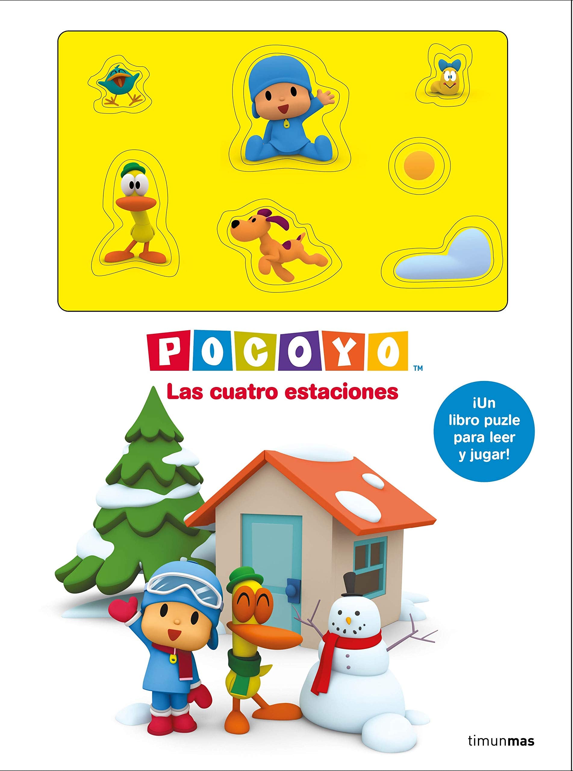 Pocoyó. Las cuatro estaciones: ¡Un libro puzle para leer y jugar! book