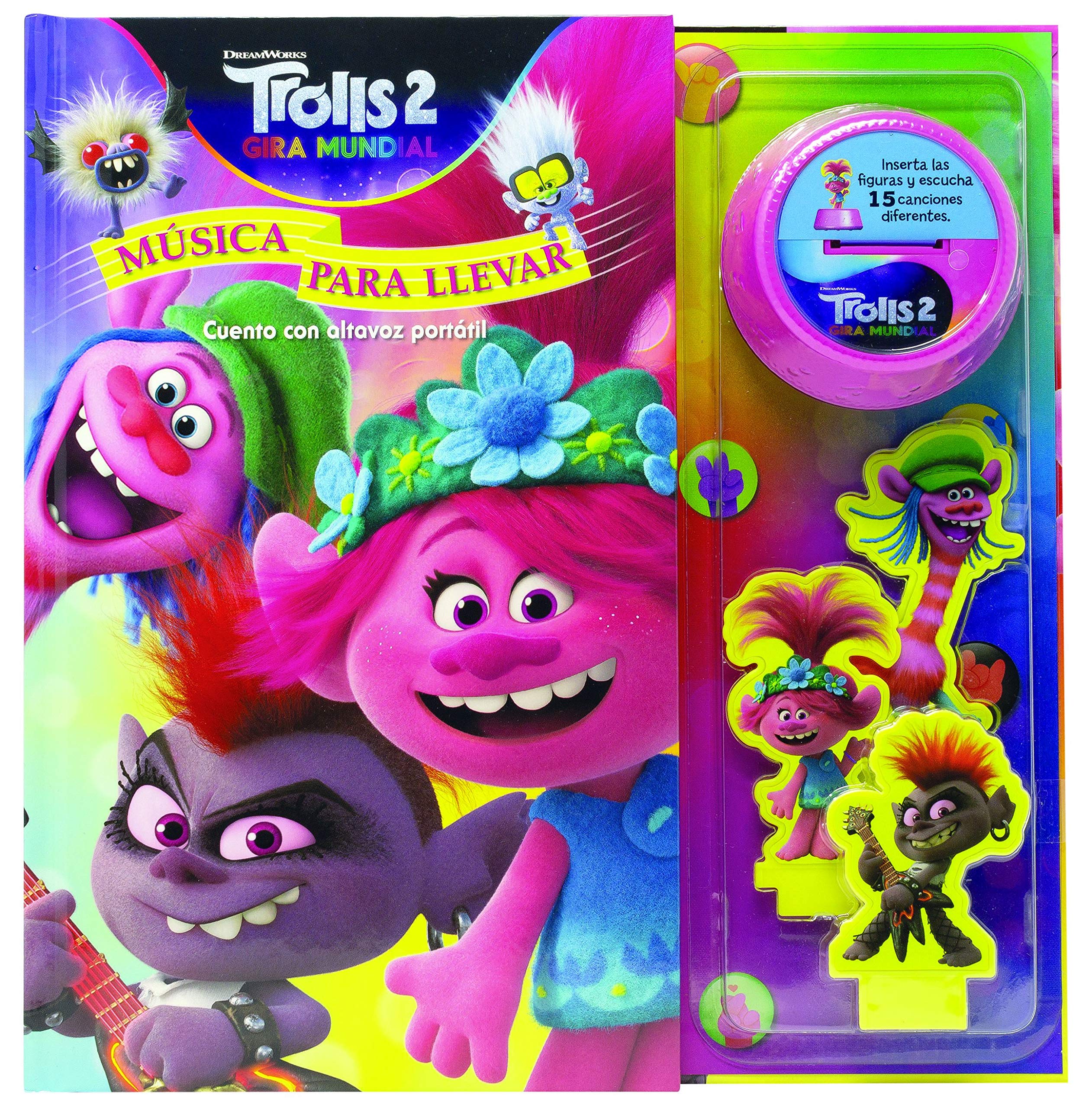 Trolls 2. Música para llevar: Cuento con altavoz portátil book
