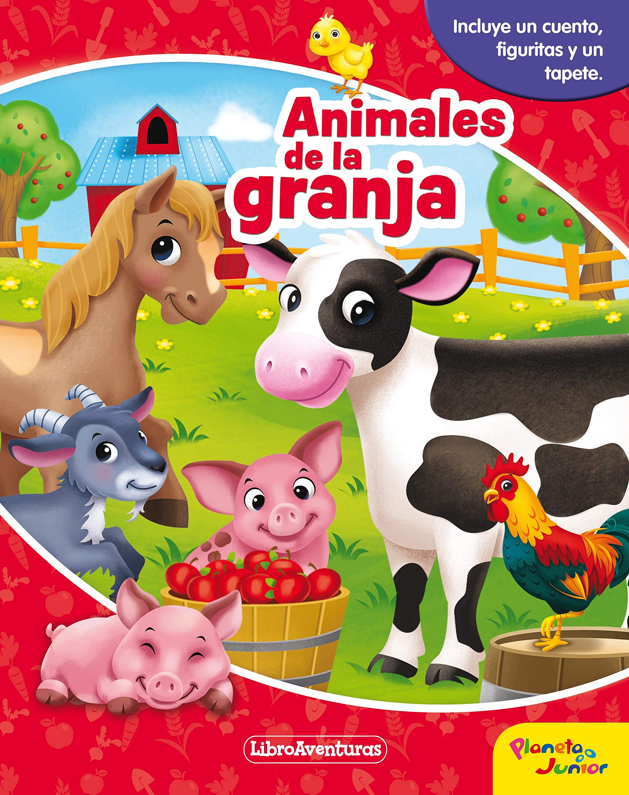 Animales de la granja. Libroaventuras: Incluye un cuento, figuritas y un tapete book