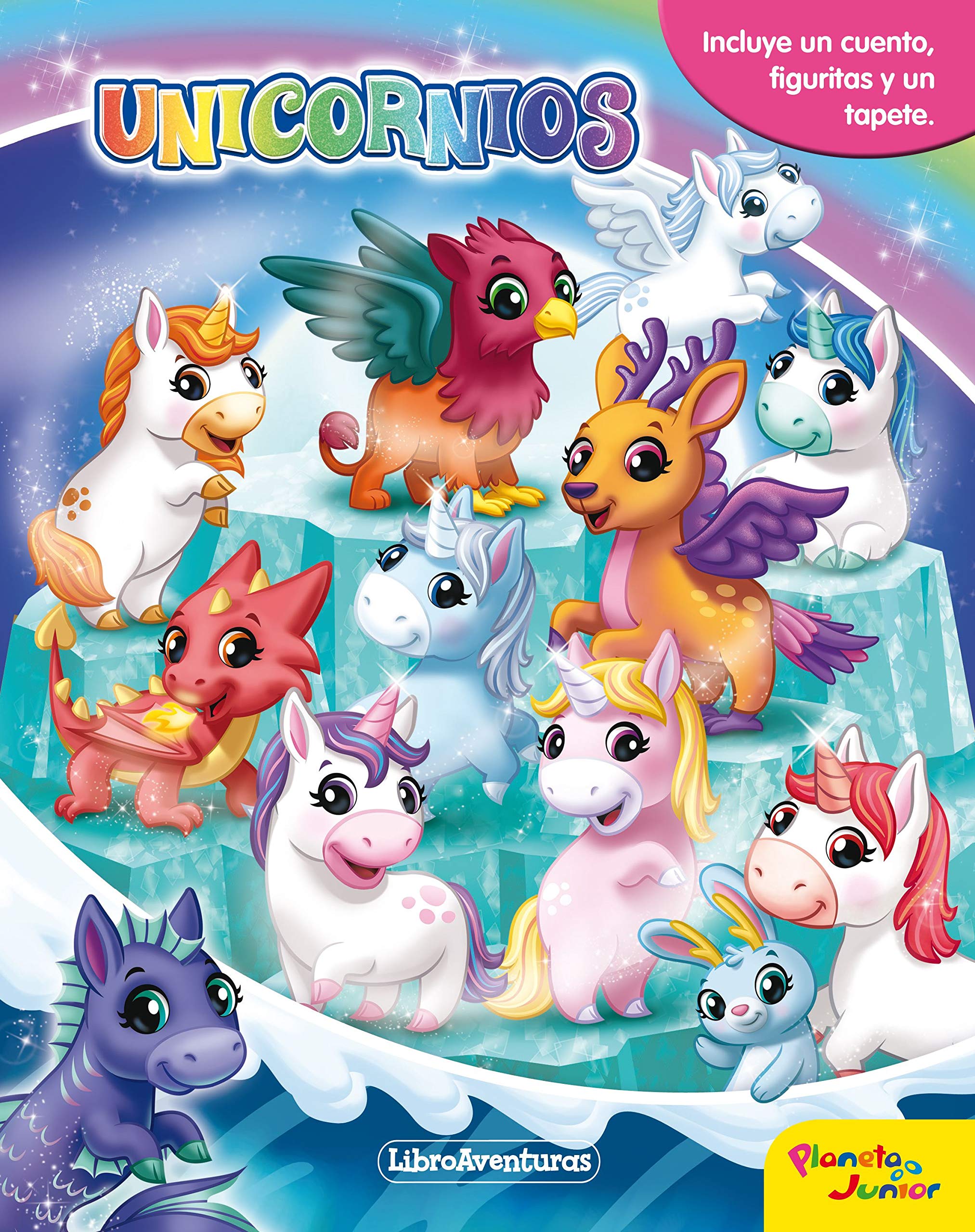 Unicornios. Libroaventuras: Incluye un cuento, figuritas y un tapete Tiptoi & Games