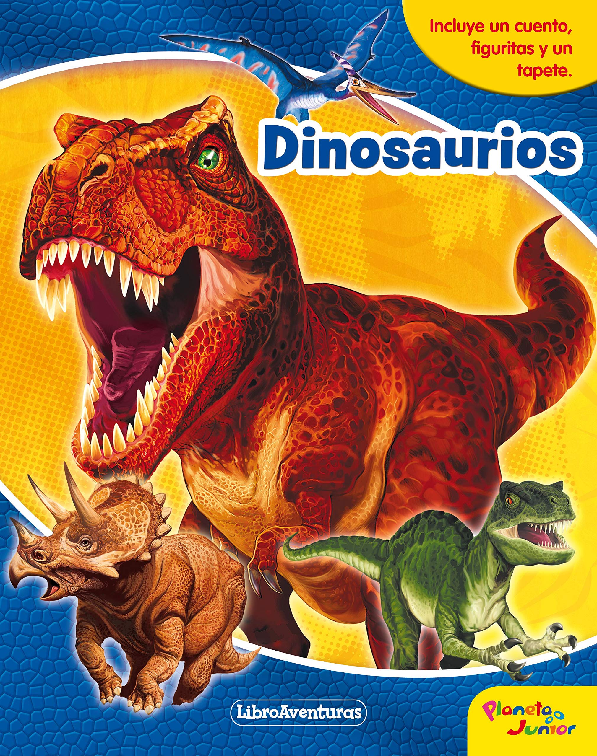 Dinosaurios. Libroaventuras: Incluye un cuento, figuritas y un tapete book
