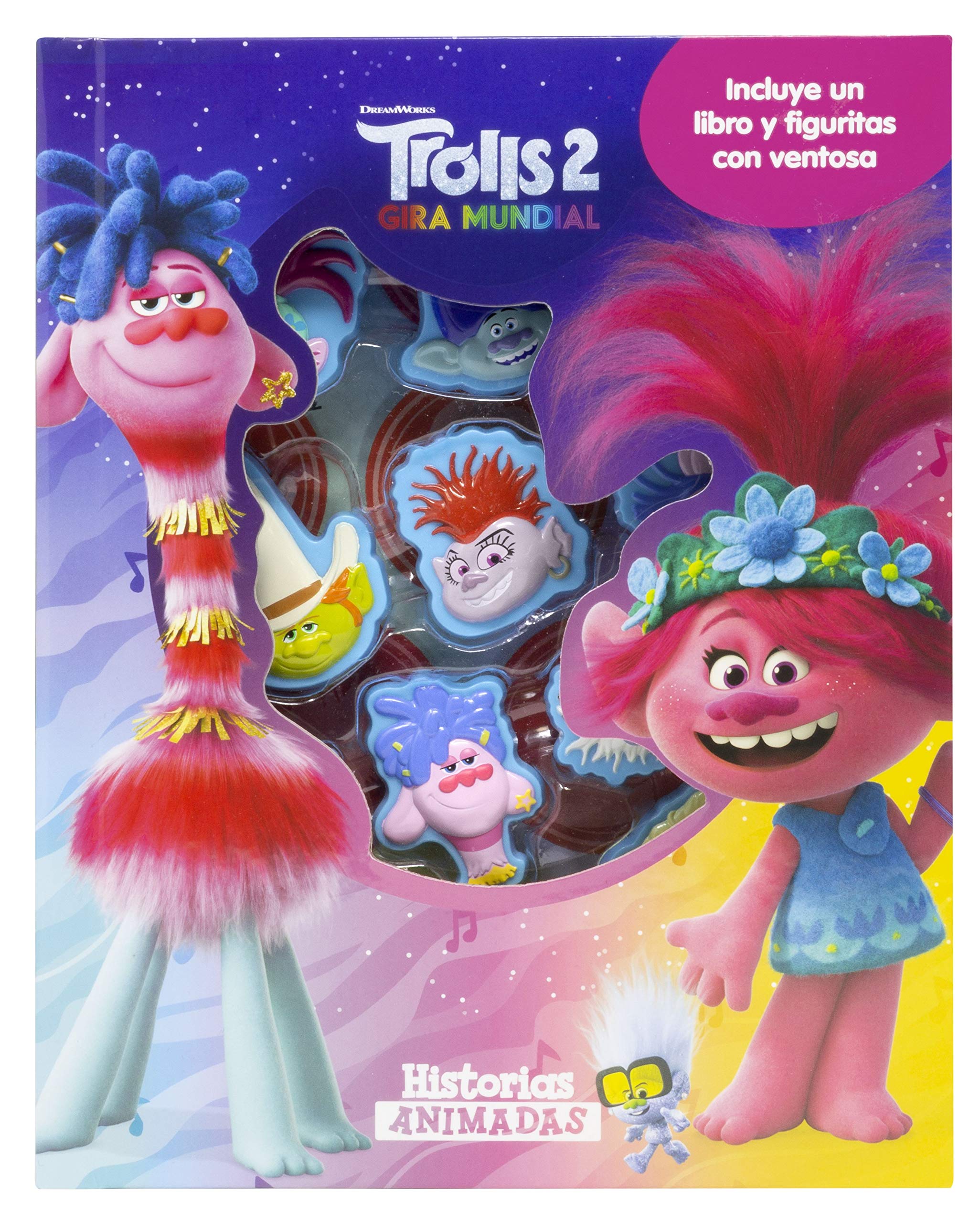 Trolls 2. Historias animadas: Incluye un libro y figuritas con ventosa book