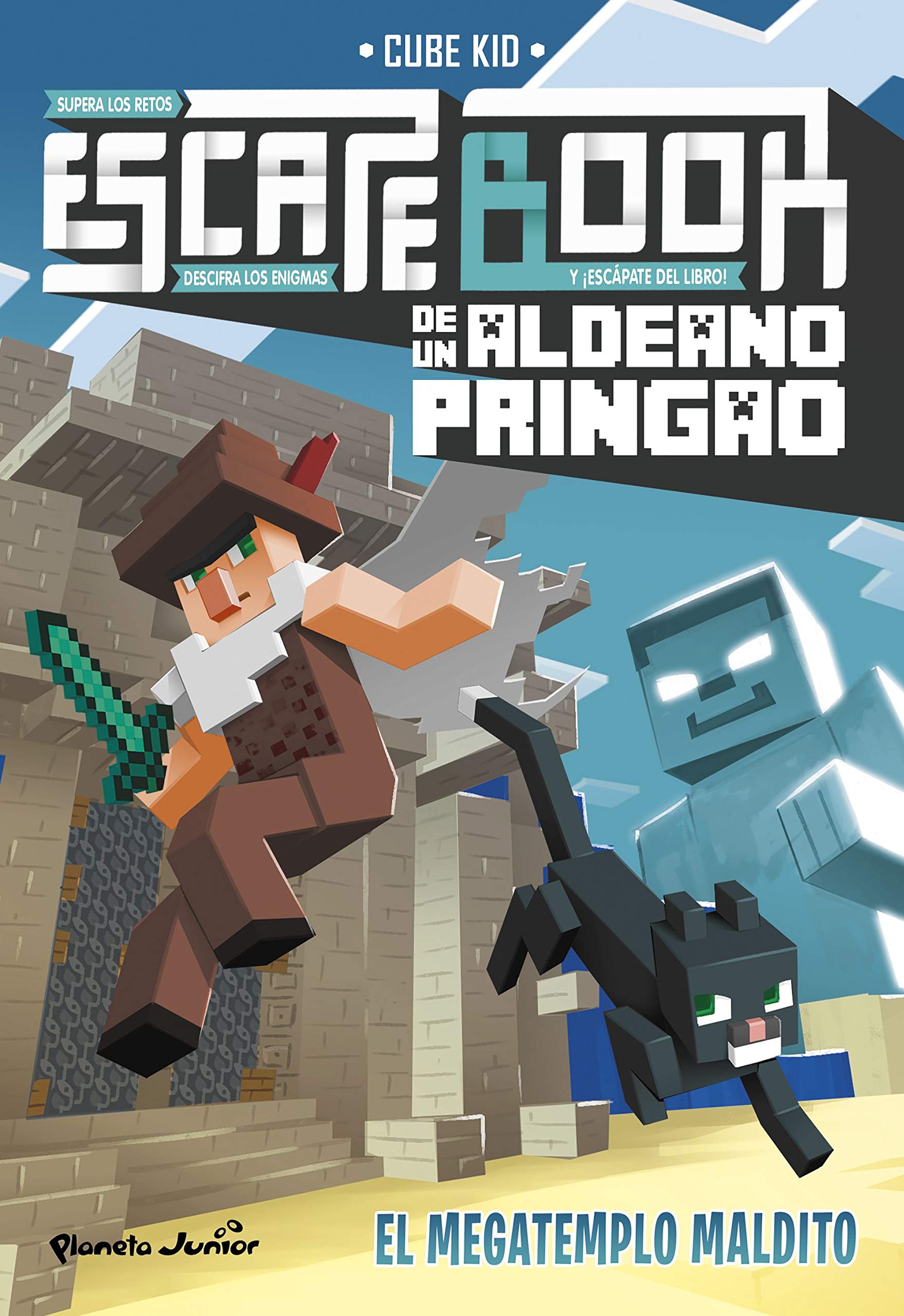 Escape book de un aldeano pringao. El megatemplo maldito (Minecraft) book