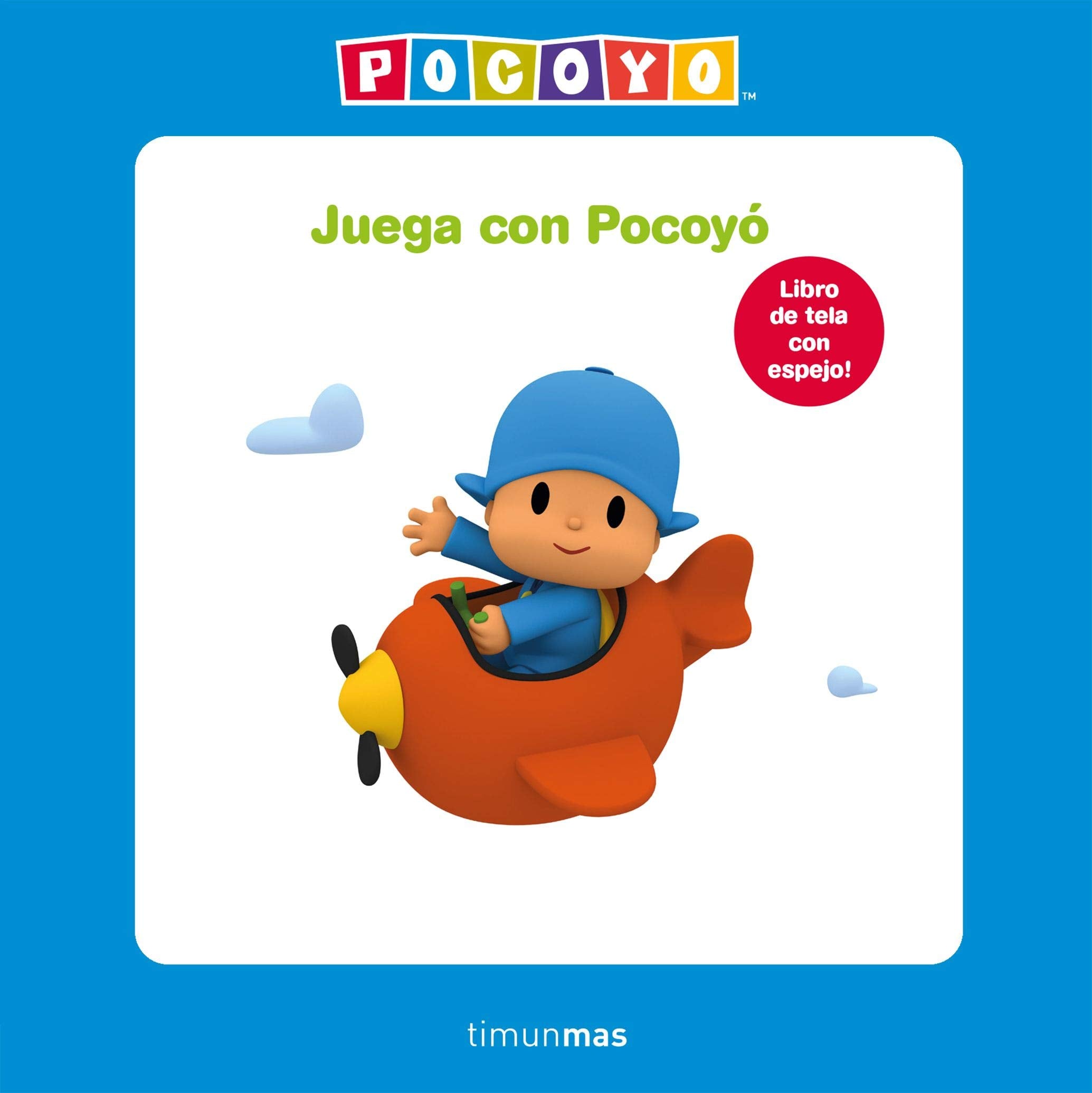 Juega con Pocoyó. Libro de tela: Libro de tela con espejo! Children's books