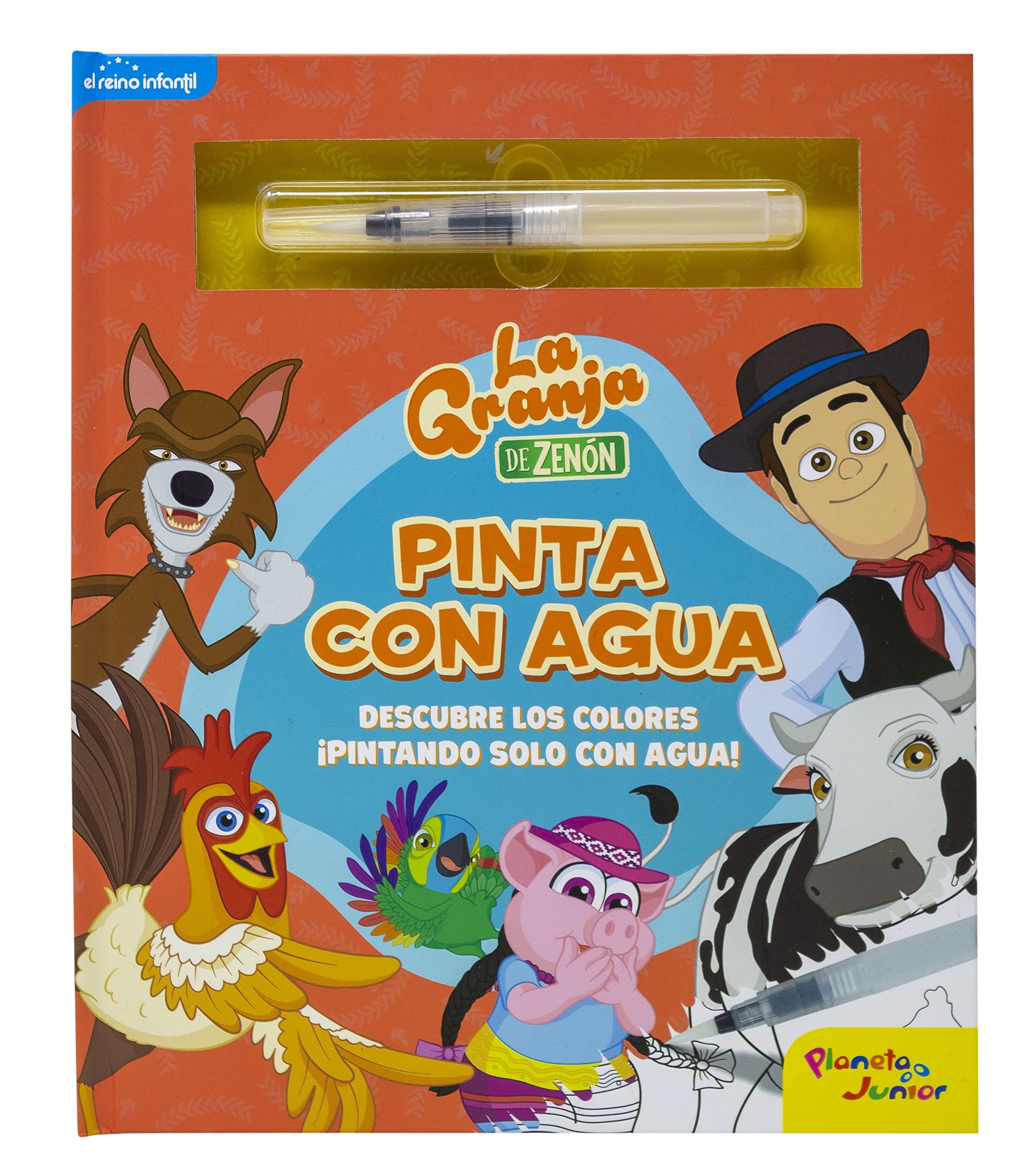 La granja de Zenón. Pinta con agua: Descubre los colores ¡Pintando solo con agua! book