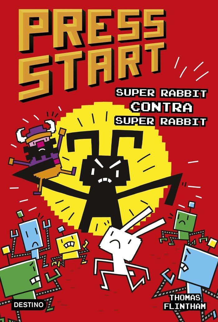 Press Start 4. Super Rabbit contra Super Rabbit (La isla del tiempo, Band 4) Manga