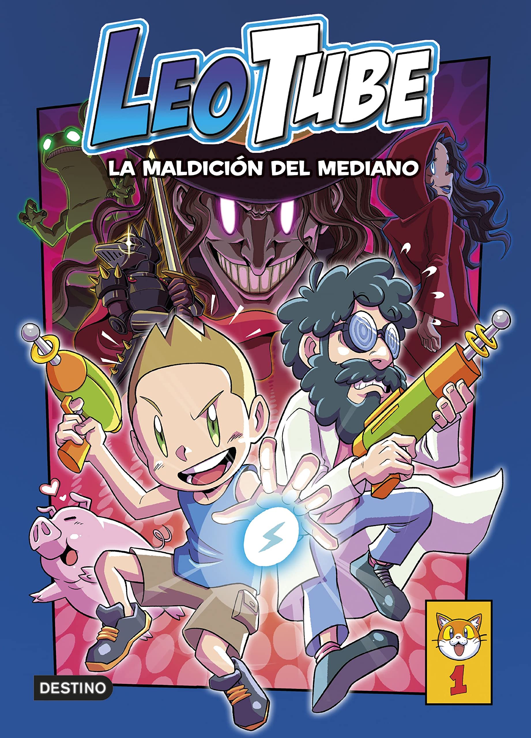 LeoTube 1. LeoTube y la maldición del mediano book