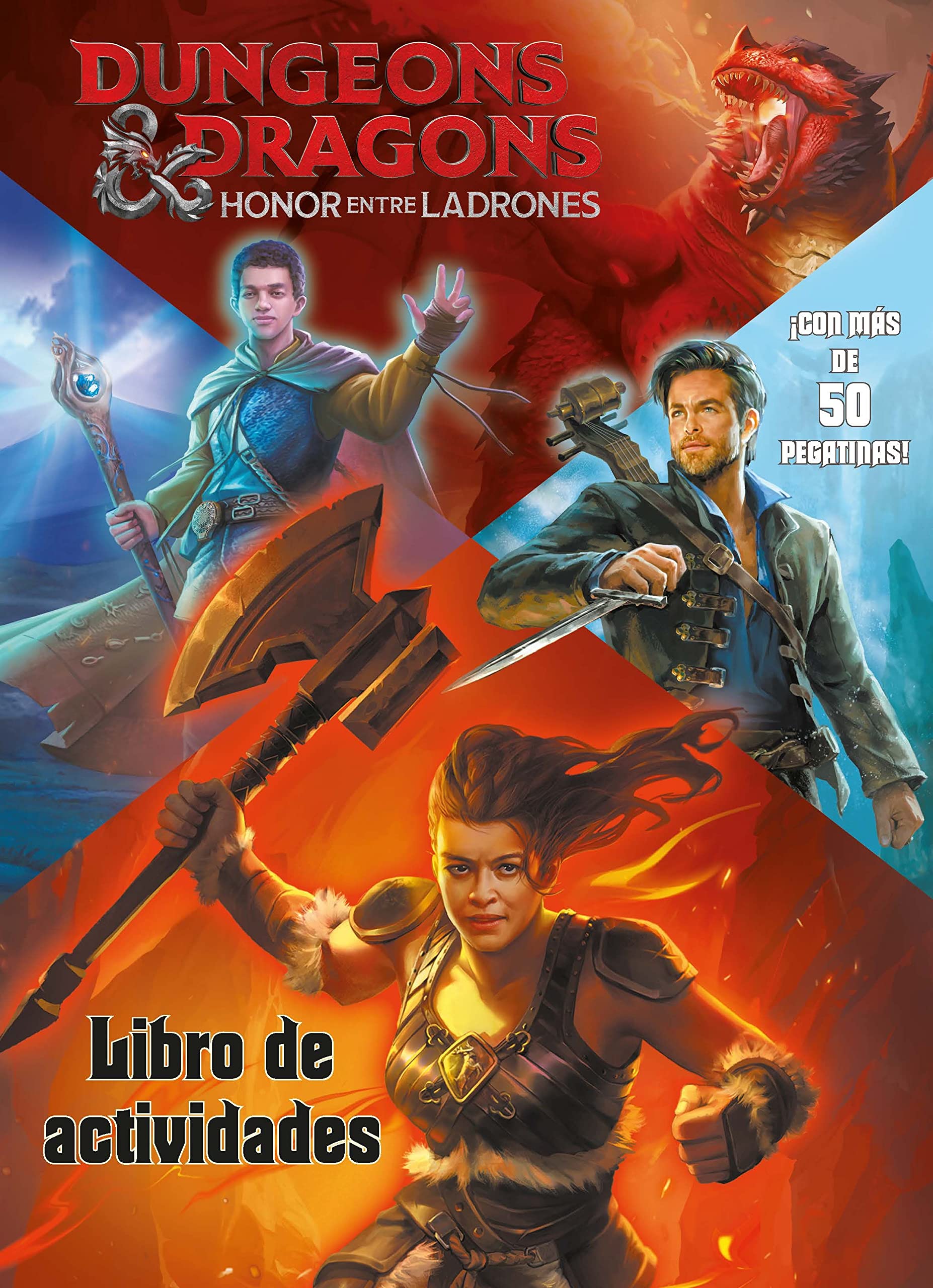 Dungeons & Dragons. Honor entre ladrones. Libro de actividades: Con pegatinas Tiptoi & Games