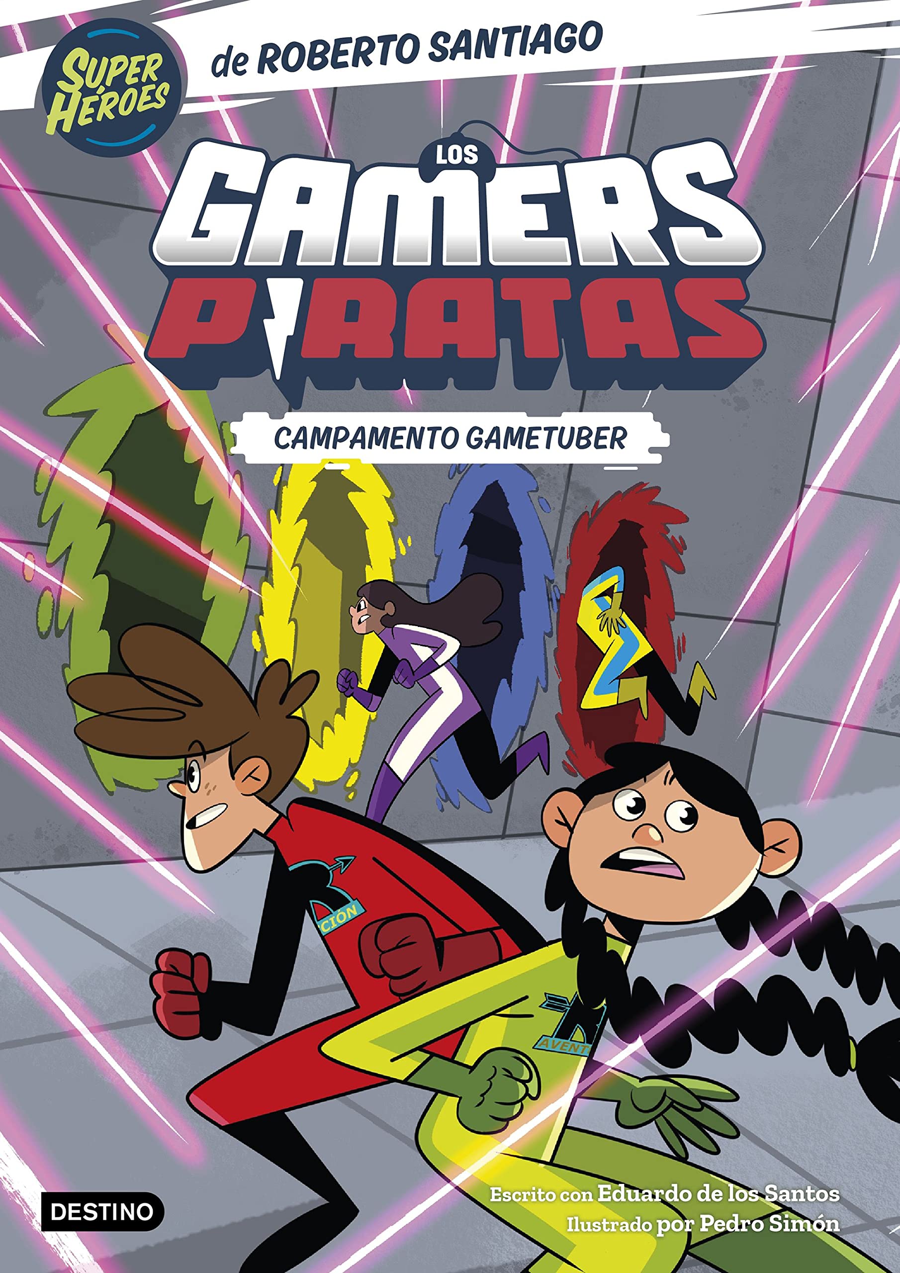 Los Gamers Piratas 2. Campamento gametuber (Superhéroes Roberto Santiago, Band 2) Contemporary literature