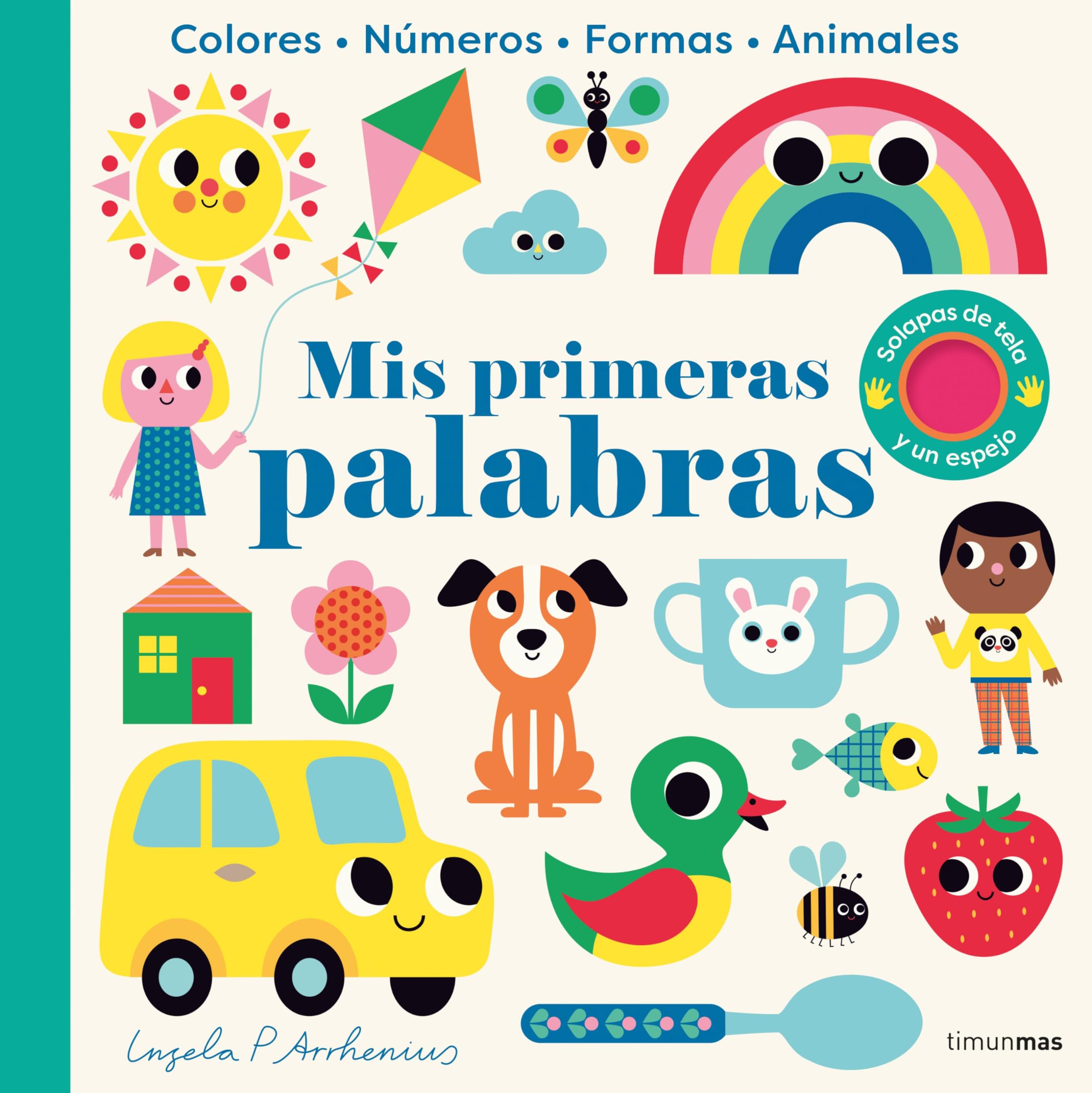 Mis primeras palabras. Con solapas de tela y un espejo book