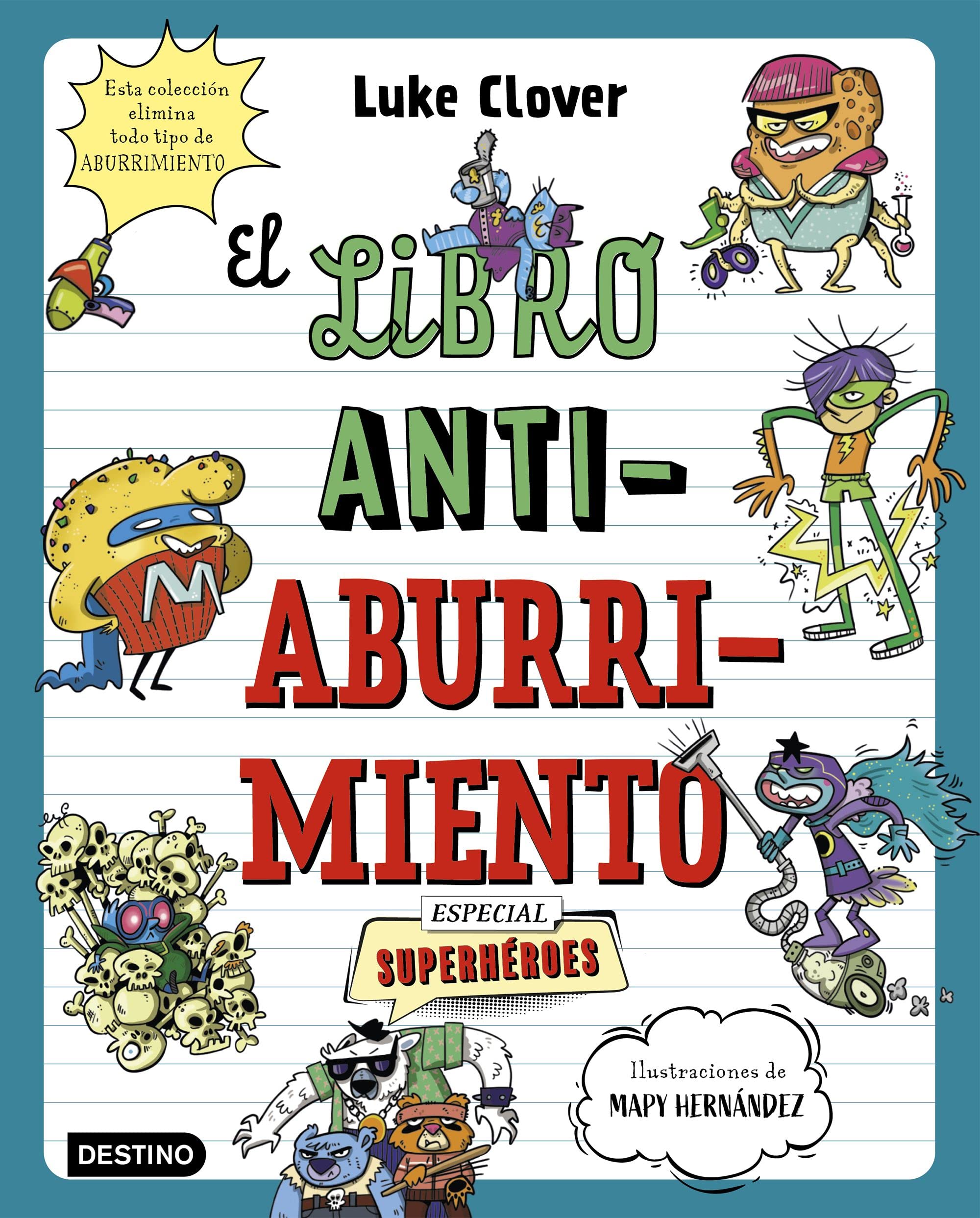 El libro antiaburrimiento. Especial superhéroes: Un libro perfecto para alejar a niños y niñas de las pantallas Tiptoi & Games