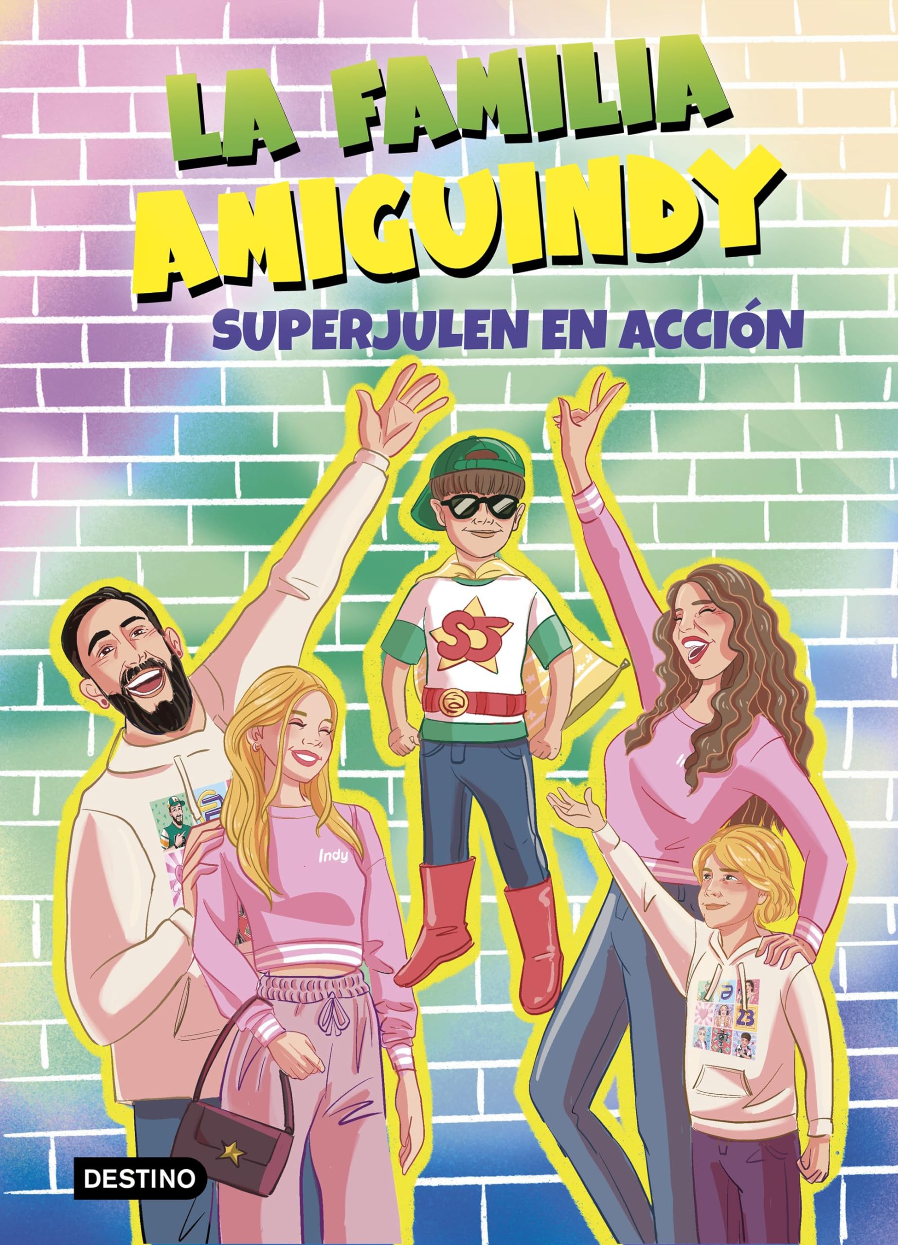 La Familia Amiguindy 2. SuperJulen en acción (Jóvenes influencers, Band 2) Non-fiction