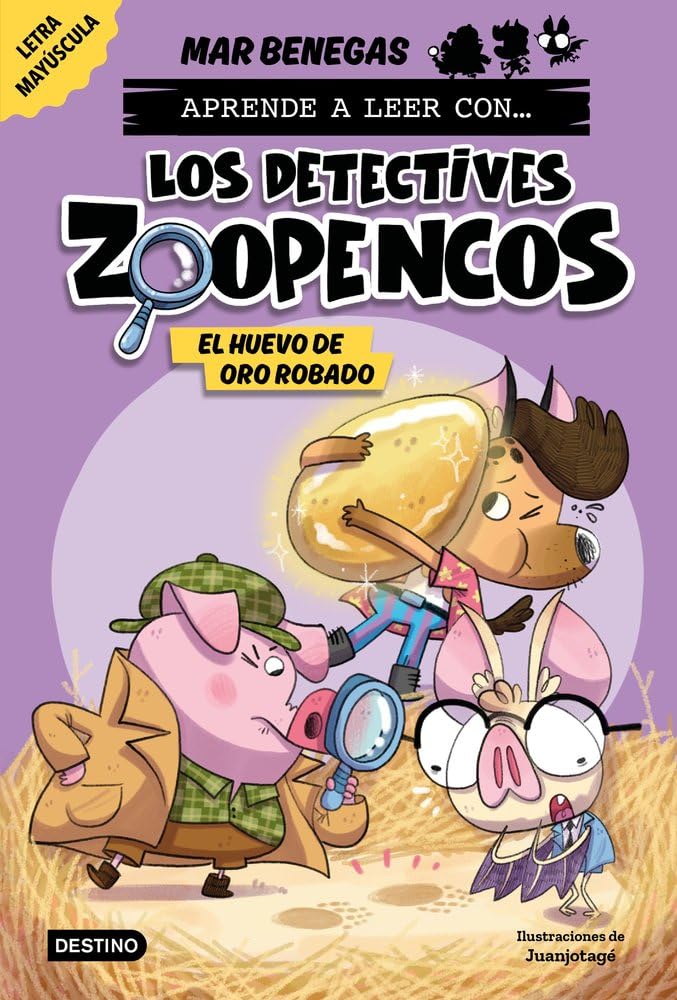 Aprende a leer con... Los Detectives Zoopencos 2. El huevo de oro robado: En letra MAYÚSCULA para aprender a leer (libros para niños a partir de 5 ... (Aprende a leer con mayúsculas, Band 2) Non-fiction