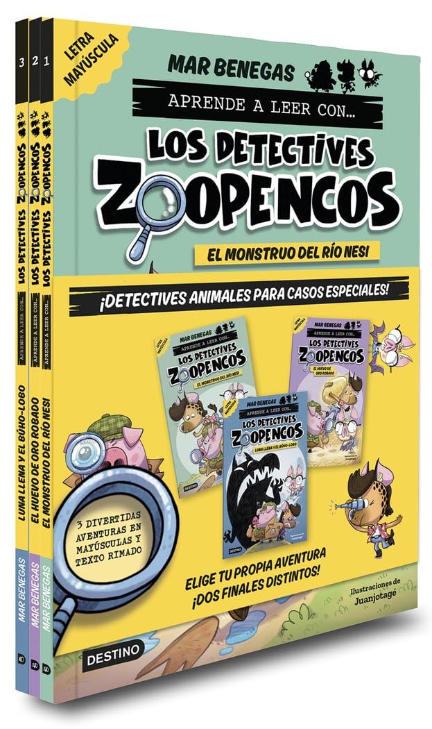 Pack Aprende a leer con...Los Detectives Zoopencos 1-3. Elige tu historia (Aprende a leer con mayúsculas) Non-fiction