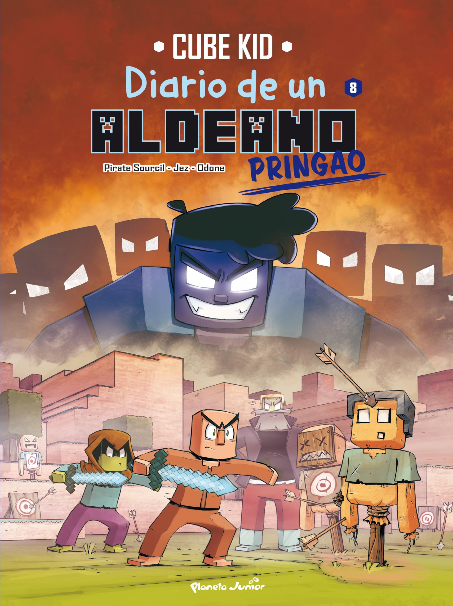 Minecraft. Diario de un aldeano pringao. Cómic 8: Listos para la batalla Manga