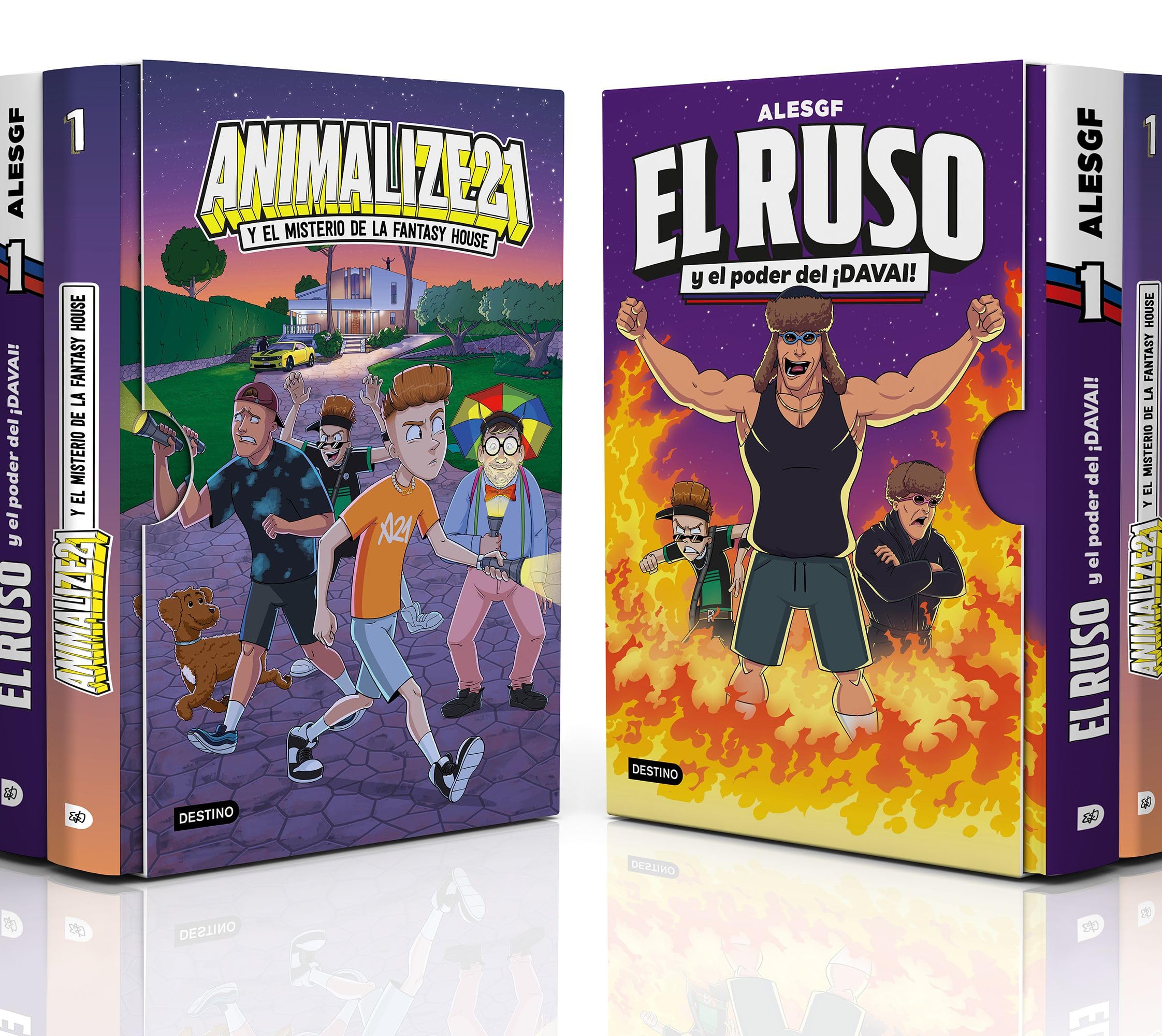 Estuche Animalize 21 1 + El Ruso 1 book