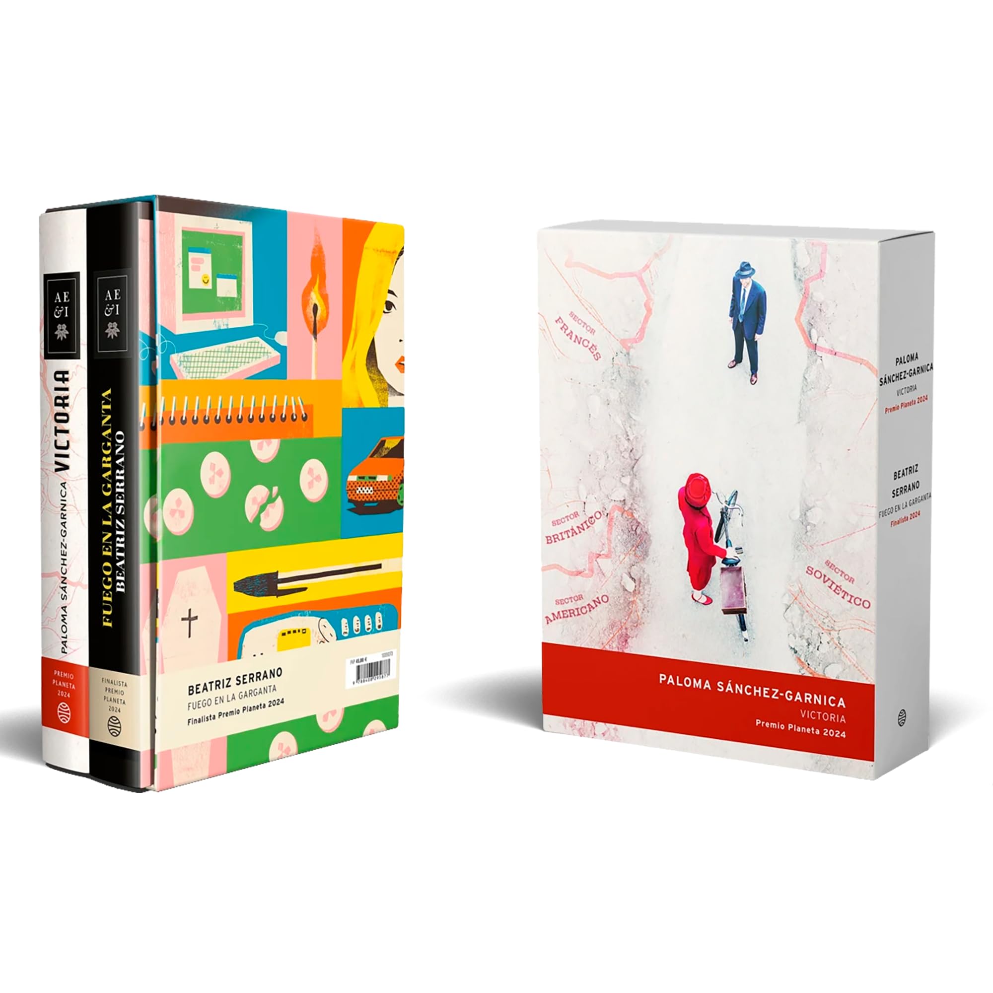 Estuche Premio Planeta 2024 (Victoria + Fuego en la garganta) Contemporary literature