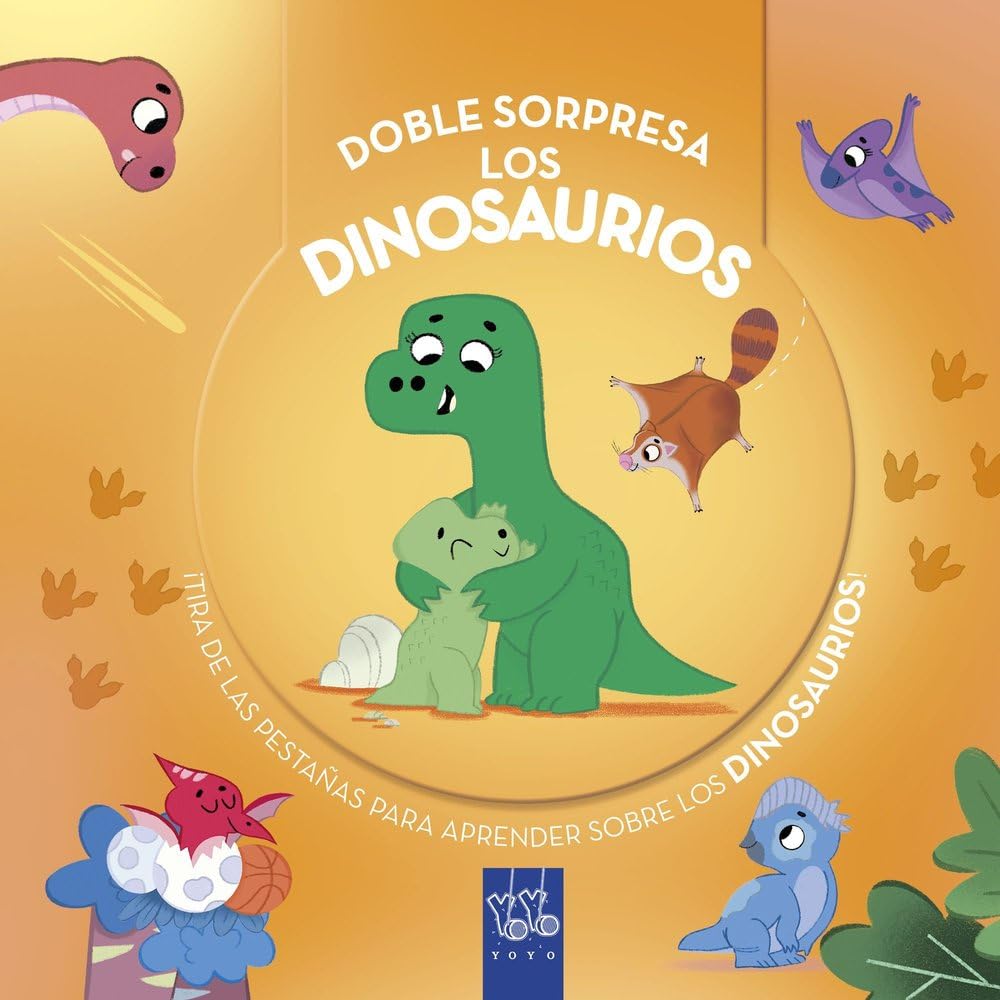 Doble sorpresa. Los dinosaurios: ¡Tira de las pestañas para aprender sobre los dinosaurios! book