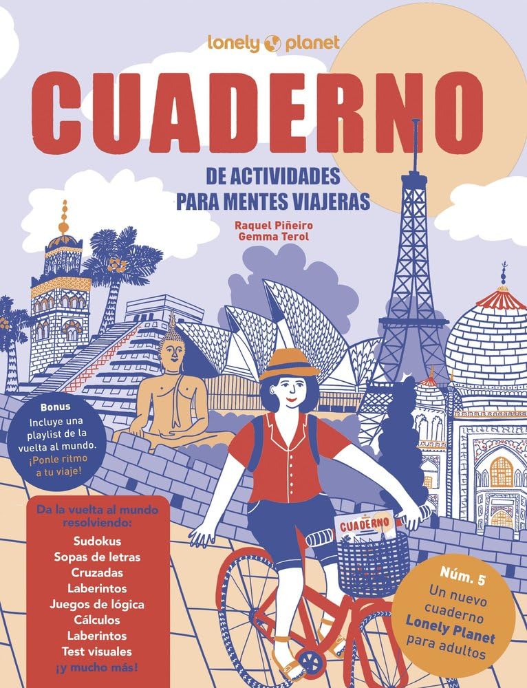 Cuaderno de actividades para mentes viajeras vol. 5 book