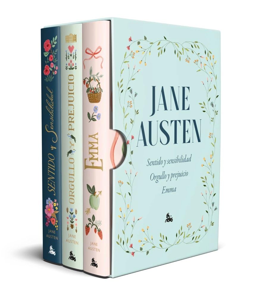 Estuche Jane Austen: Sentido y sensibilidad · Orgullo y prejuicio · Emma book