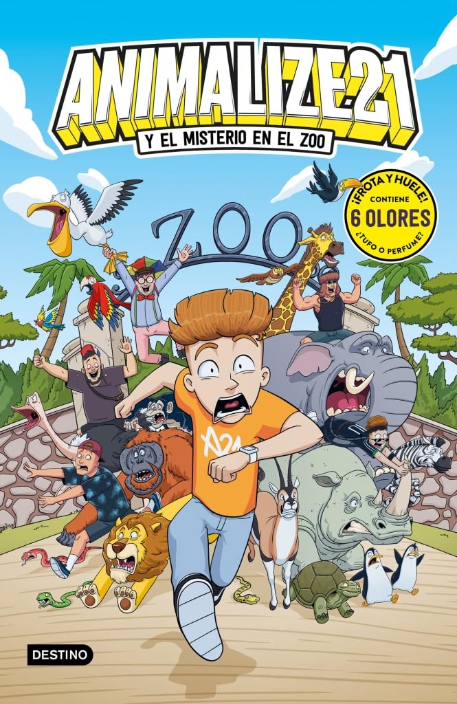 Animalize 21 2. Animalize 21 y el misterio en el zoo: Libro con olores (Jóvenes influencers, Band 2) Novels & Short Stories