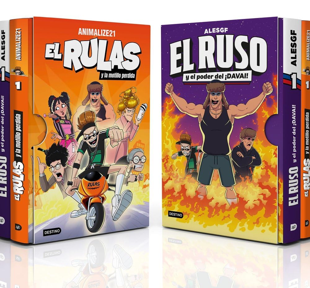 Estuche El Rulas 1 + El Ruso 1 book