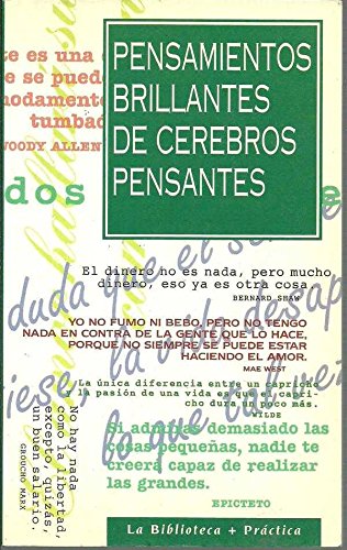 Pensamientos brillantes de cerebros pensantes Books