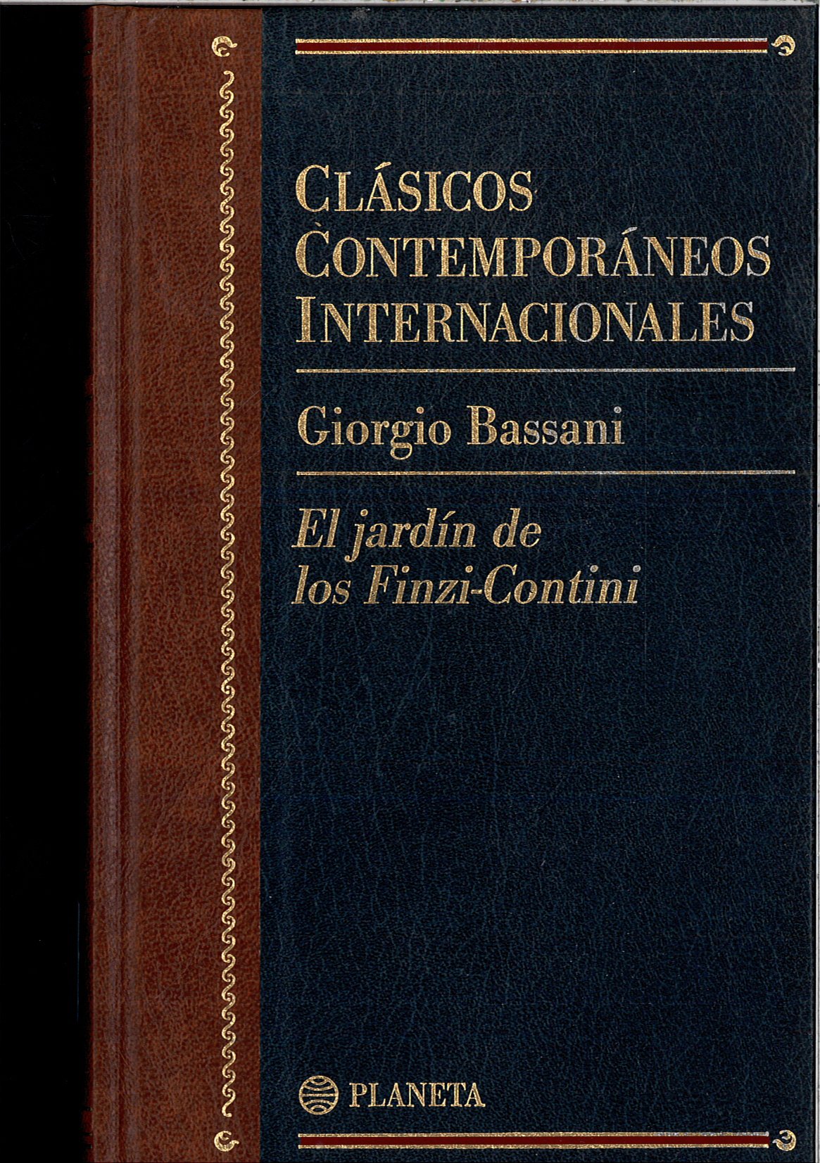 EL JARDIN DE LOS FINZI-CONTINI. Literatura contemporanez Seix Barral nº 47 book