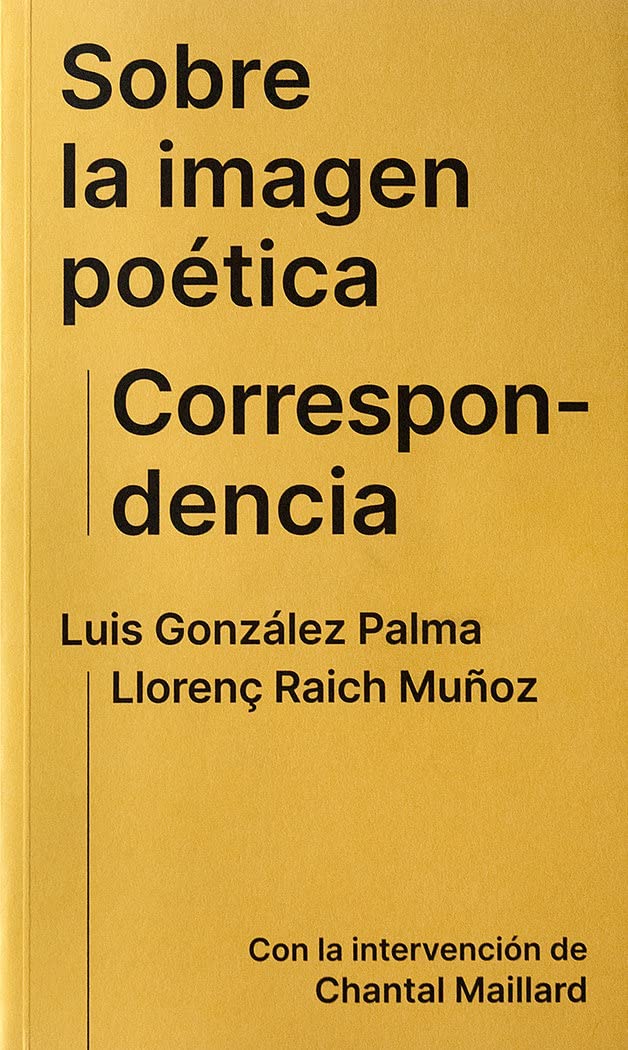 Sobre la imagen poética : correspondencia Books