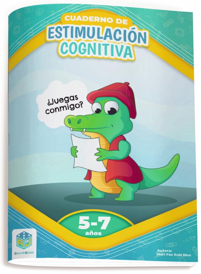 CUADERNO DE ESTIMULACION COGNITIVA JUEGAS CONMIGO 5 7 AÑOS book