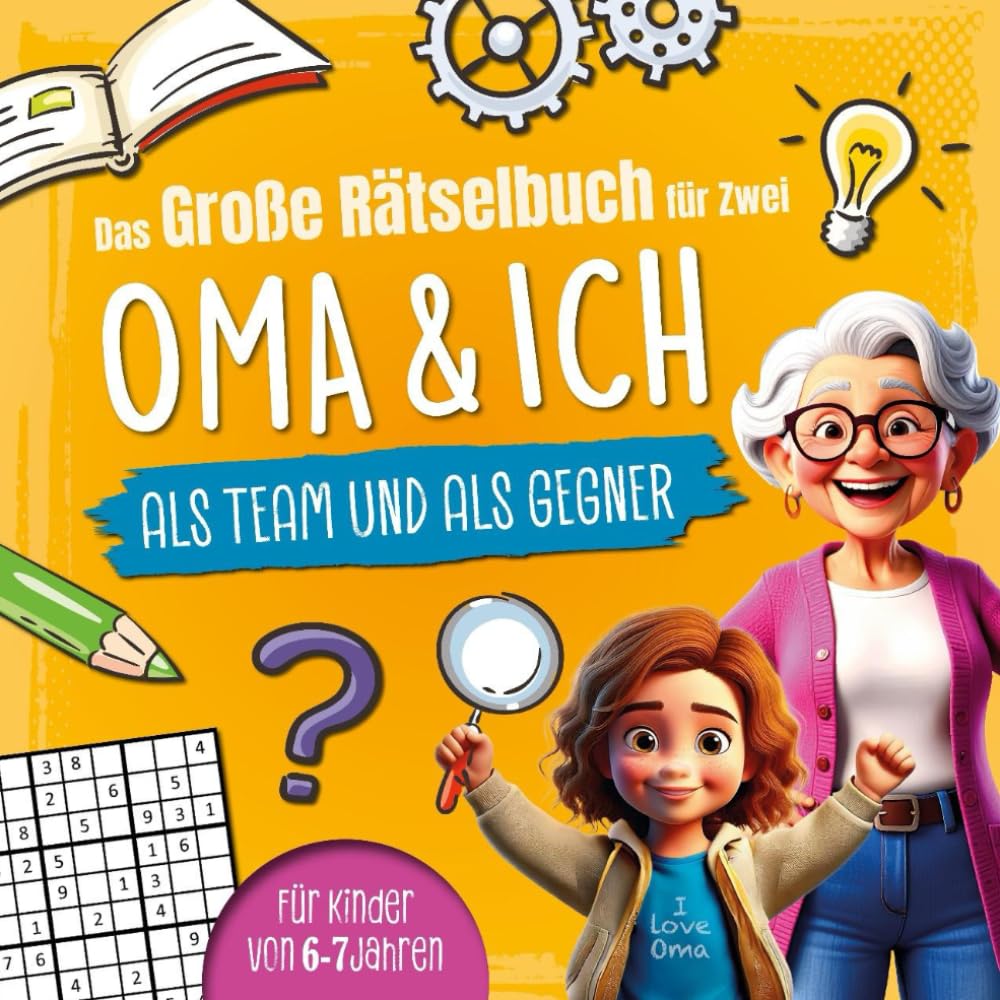 Das große Rätselbuch für Zwei. Oma & ich, als Team & als Gegner: Für Kinder von 6-7 Jahren Lifestyle