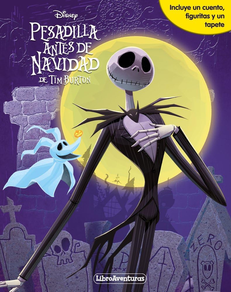 Pesadilla antes de Navidad. Libroaventuras: Incluye un cuento, figuritas y un tapete book